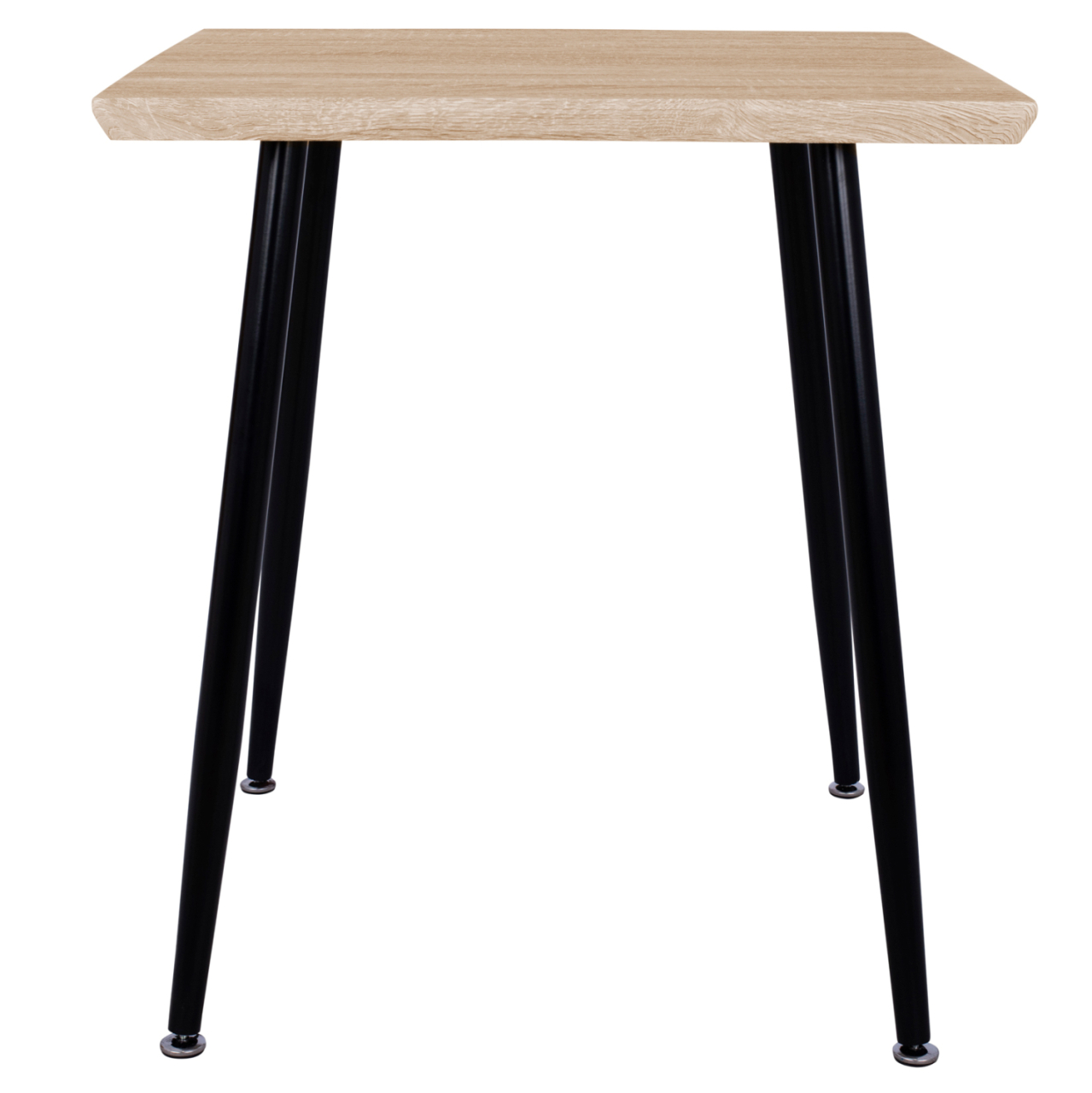 Dining Table PALOMA HM8335.01, 70x70x76.5, sonoma, black legs [3]