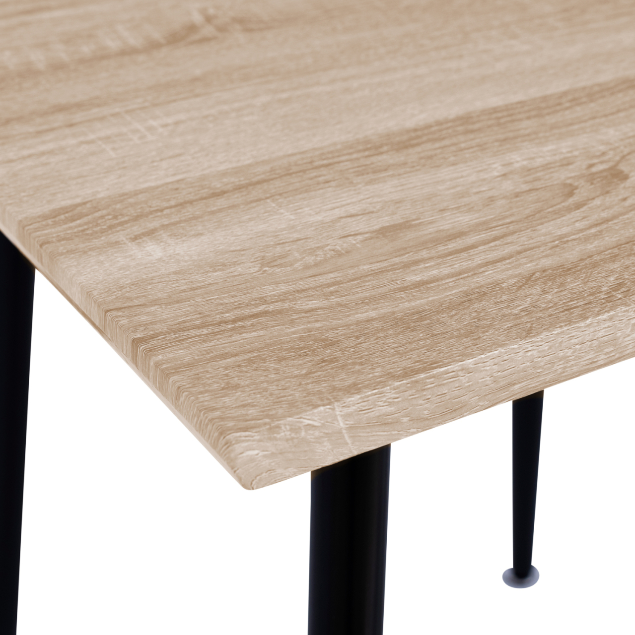 Dining Table PALOMA HM8335.01, 70x70x76.5, sonoma, black legs [4]