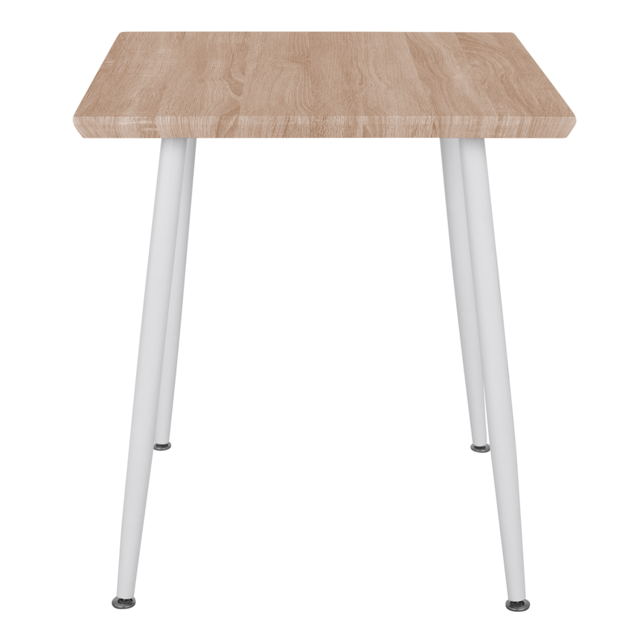 Dining Table PALOMA HM8335.02, 70x70x76.5, sonoma, white legs [3]