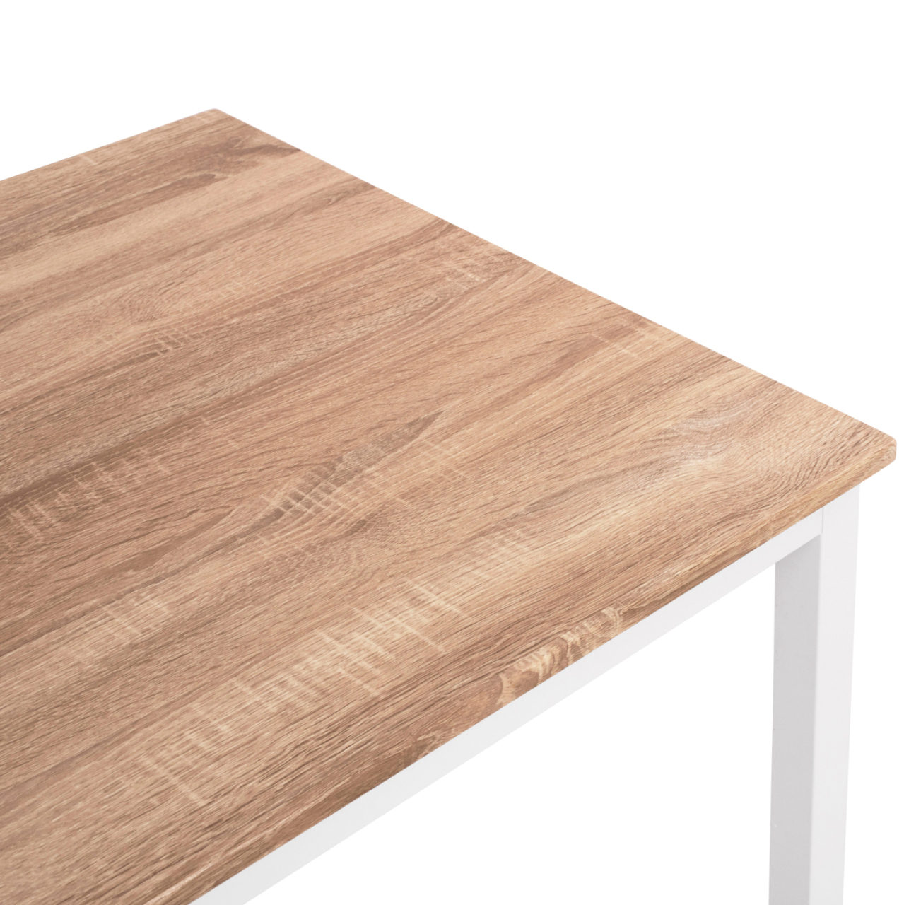 Dining Table PANYA HM8332.02, 110x70x76,Sonoma,white legs [5]