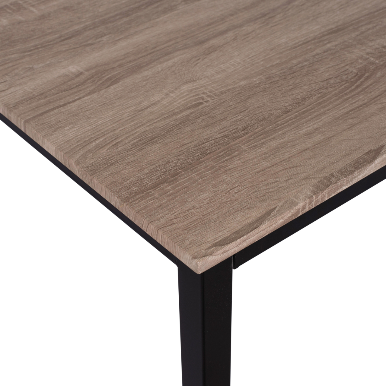 Dining Table PANYA HM8332, 110x70x76, sonoma, black legs [5]