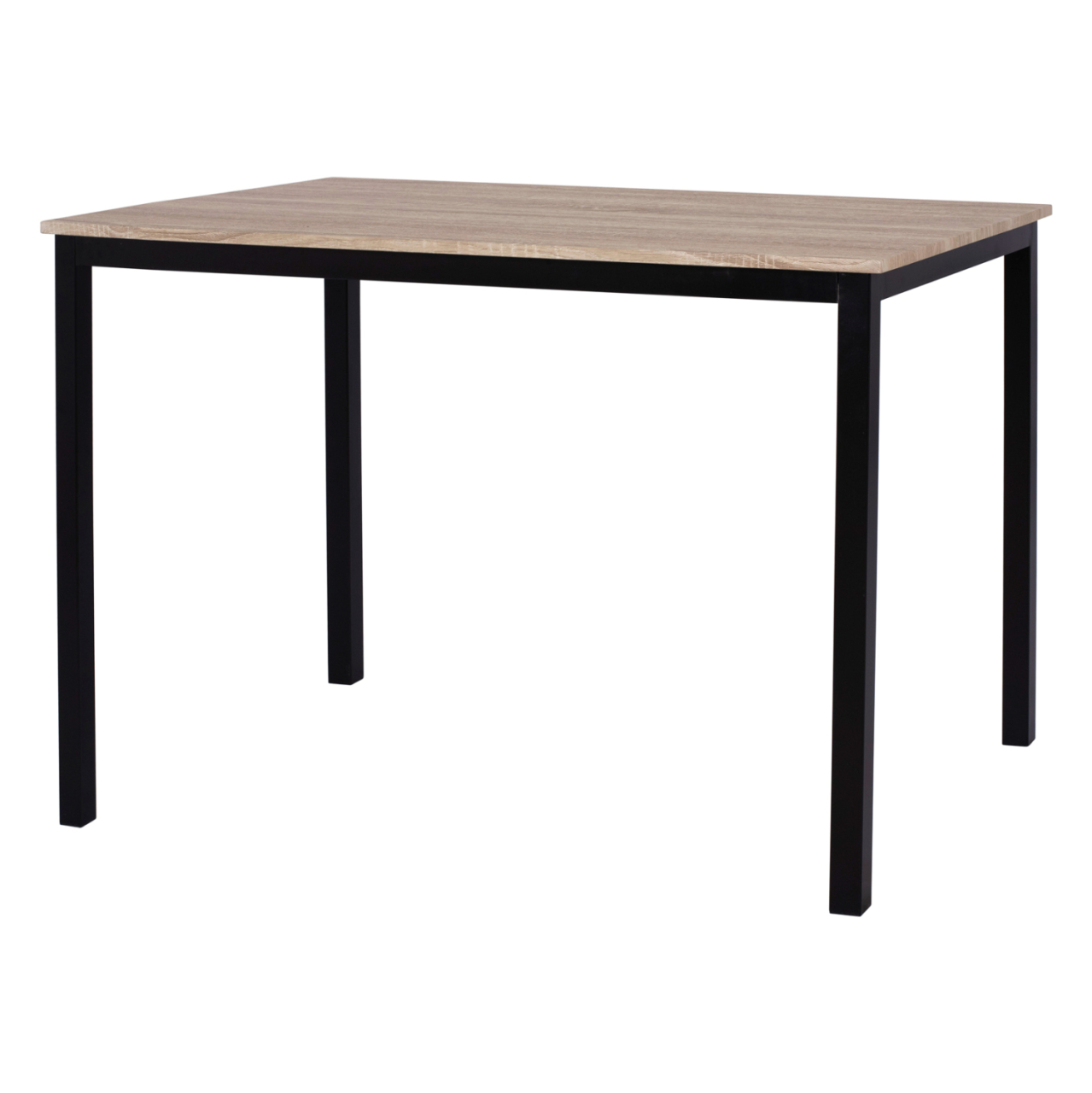 Dining Table PANYA HM8332, 110x70x76, sonoma, black legs [4]