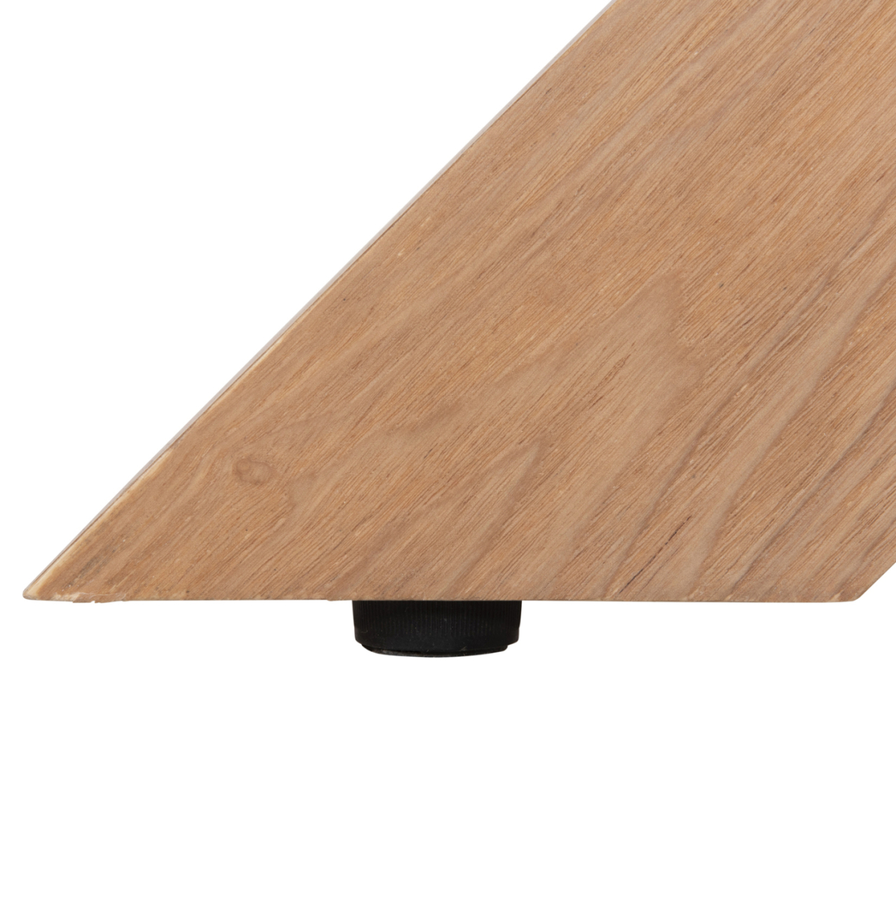 DINING TABLE PAOLO HM9853 MDF WITH MANCHURIAN WOOD VENEER-SOLID RUBBERWOOD LEGS-OAK COLOR 180x90x75Hcm. [8]