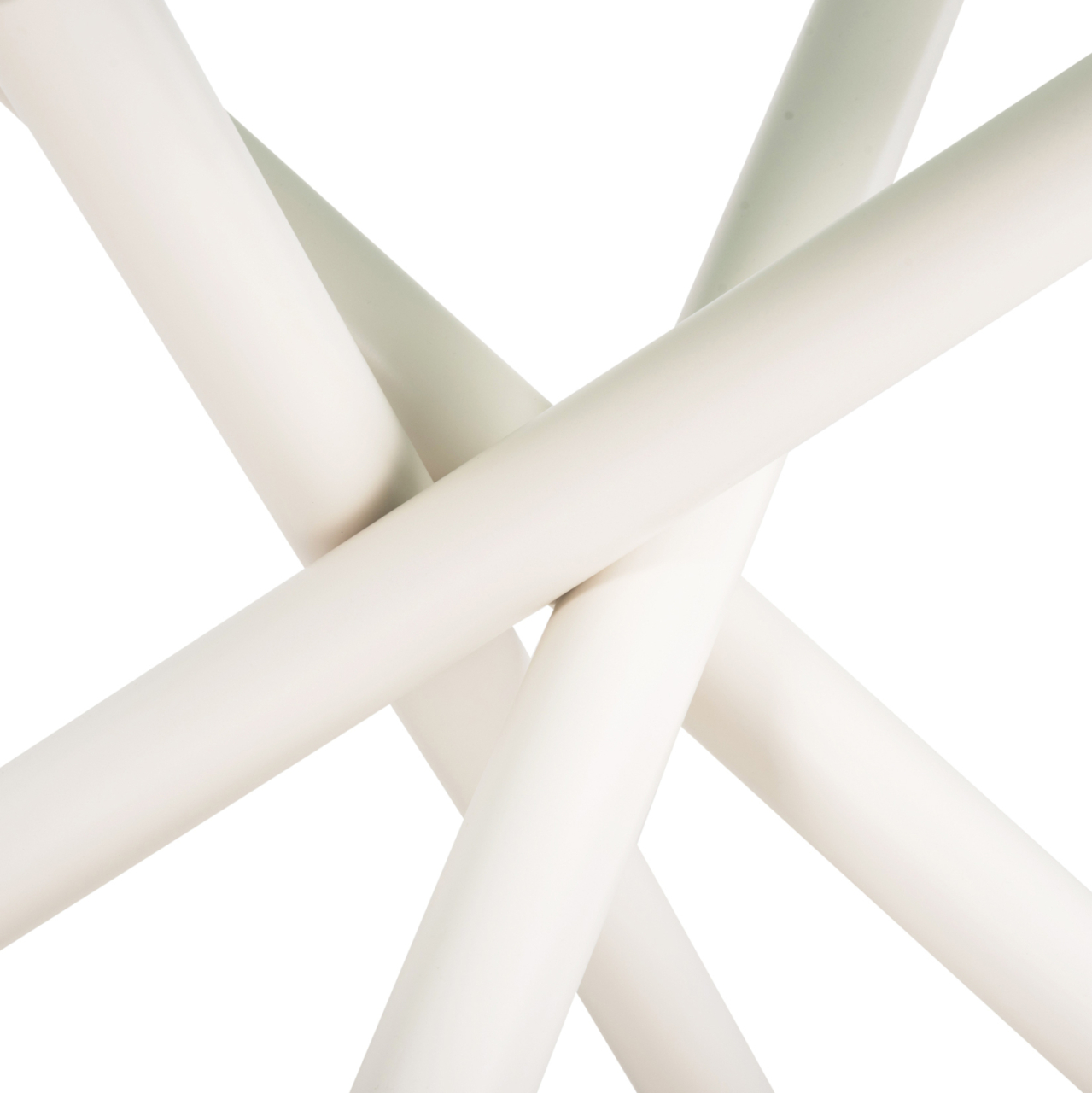 DINING TABLE PRENTIS HM9770.01 CERAMIC 12mm TOP IN WHITE MARBLE-WHITE METAL LEGS 180x90x76Hcm. [5]