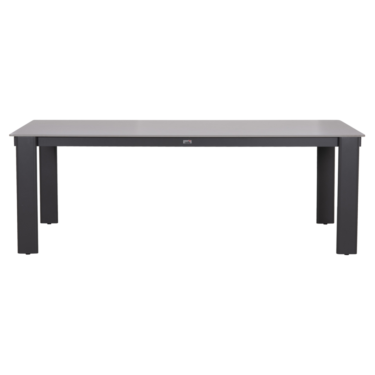 DINING TABLE PUNDER HM6483.01 ALUMINUM IN GREY--SINTERED STONE TOP 220x100x76Hcm. [3]