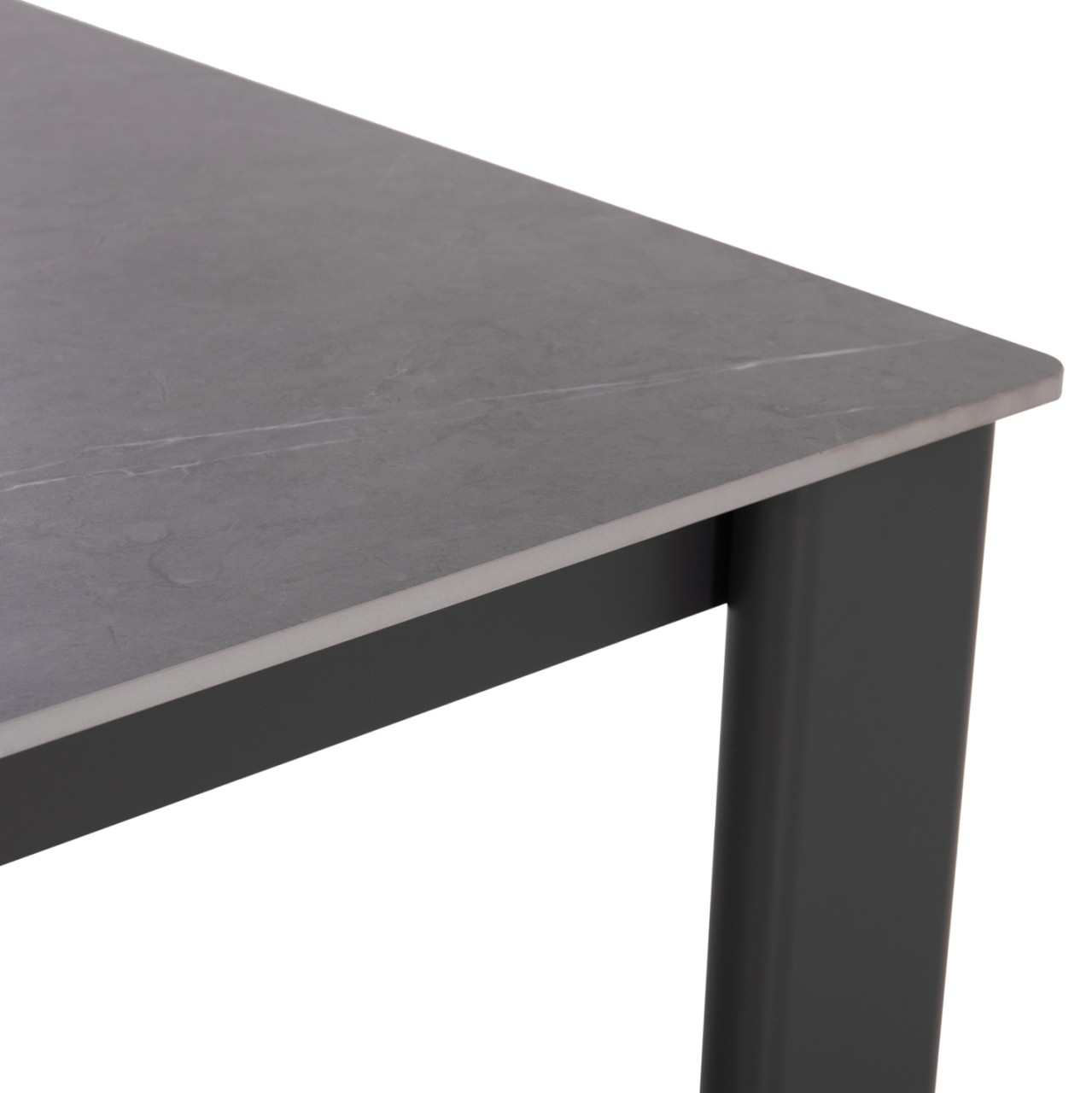 DINING TABLE PUNDER HM6483.01 ALUMINUM IN GREY--SINTERED STONE TOP 220x100x76Hcm. [8]