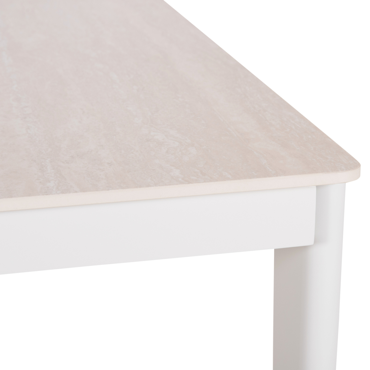 DINING TABLE PUNDER HM6483.02 ALUMINUM IN CREAM WHITE--SINTERED STONE TOP 220x100x76Hcm. [9]