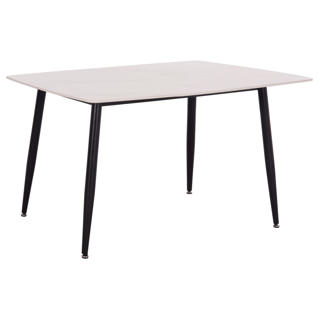 DINING TABLE RAVEN HM18149.01 CERAMIC TOP IN WHITE MARBLE LOOK 140x80x74Hcm. [4]