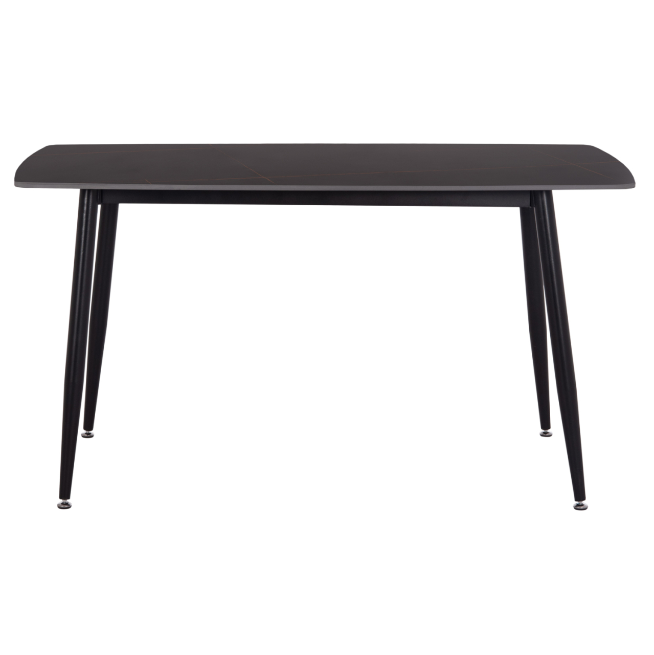 DINING TABLE RAVEN HM18149.02 CERAMIC TOP IN BLACK MARBLE LOOK 140x80x74Hcm. [3]