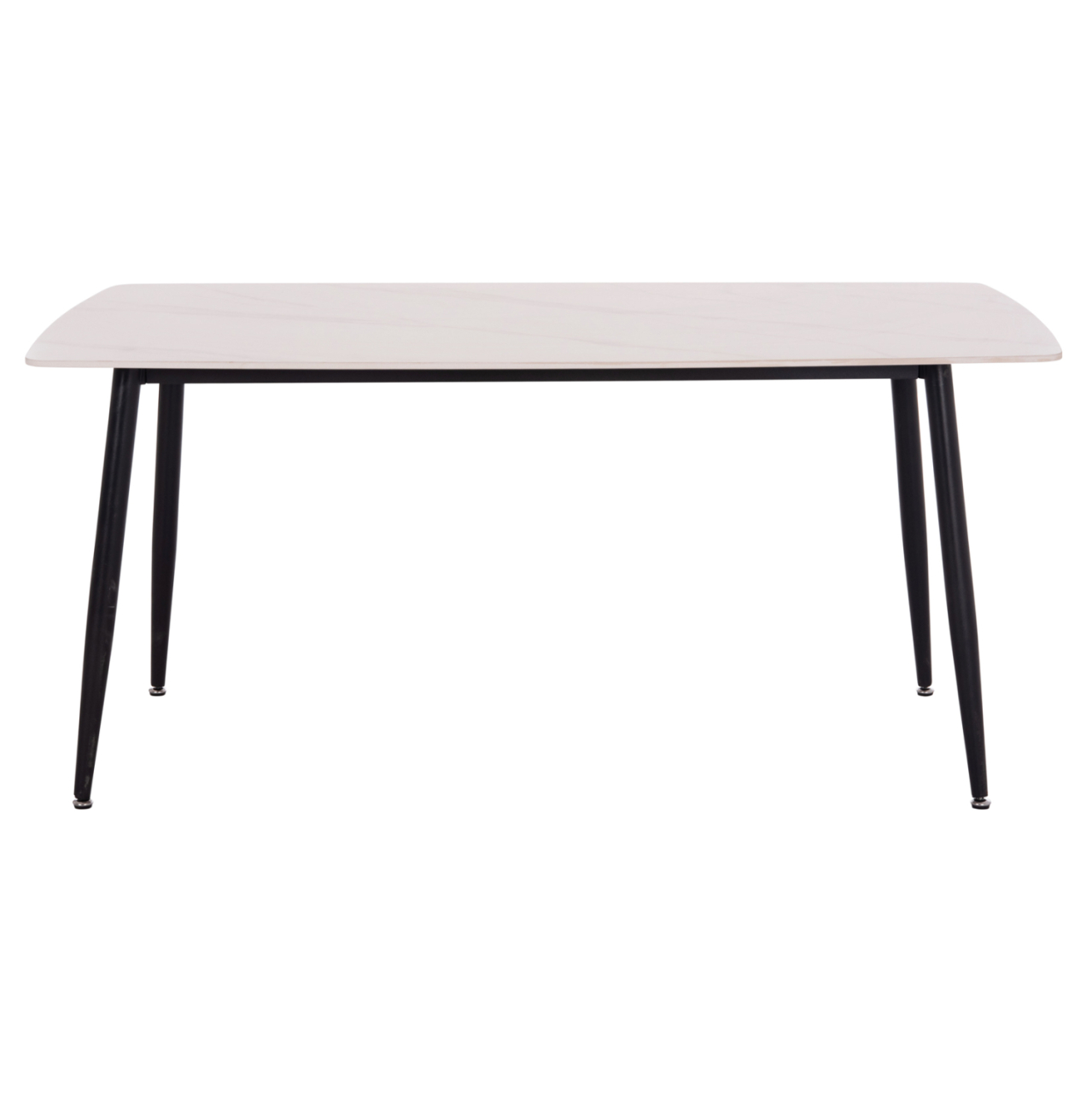 DINING TABLE RAVEN HM18150.01 CERAMIC TOP IN WHITE MARBLE-LOOK 160x80x74Hcm. [3]