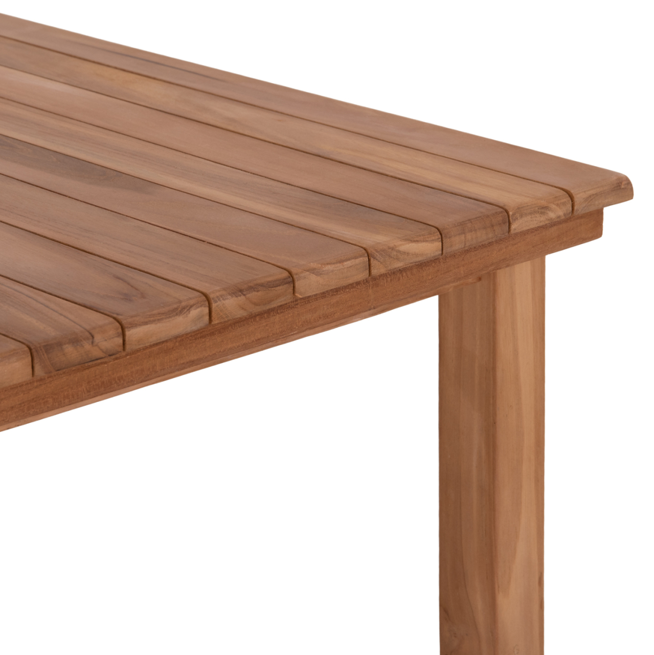 DINING TABLE RECTANGULAR FINTO HM6616 TEAK WOOD--NATURAL COLOR 200x100x75Hcm. [7]