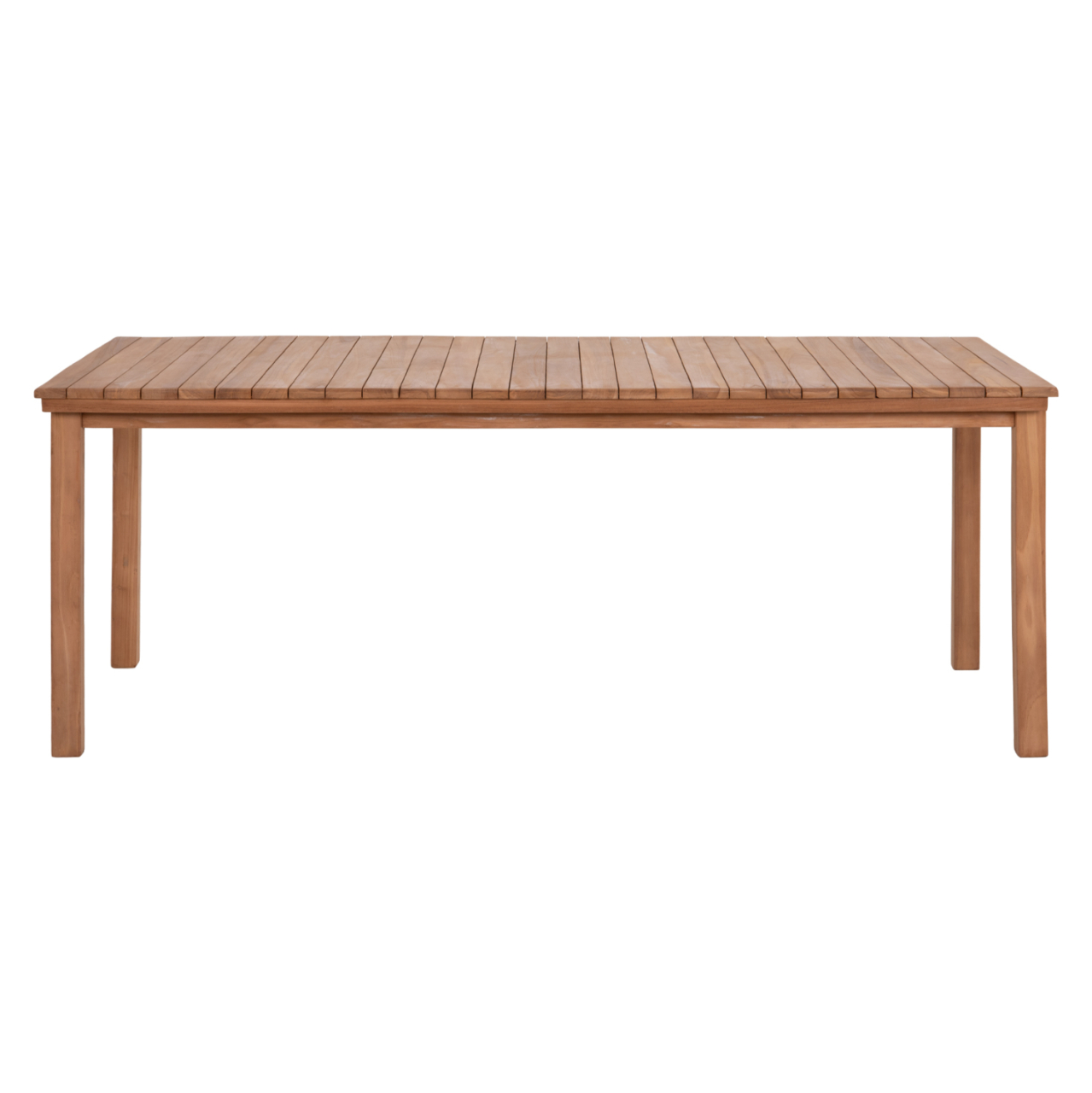 DINING TABLE RECTANGULAR FINTO HM6616 TEAK WOOD--NATURAL COLOR 200x100x75Hcm. [3]