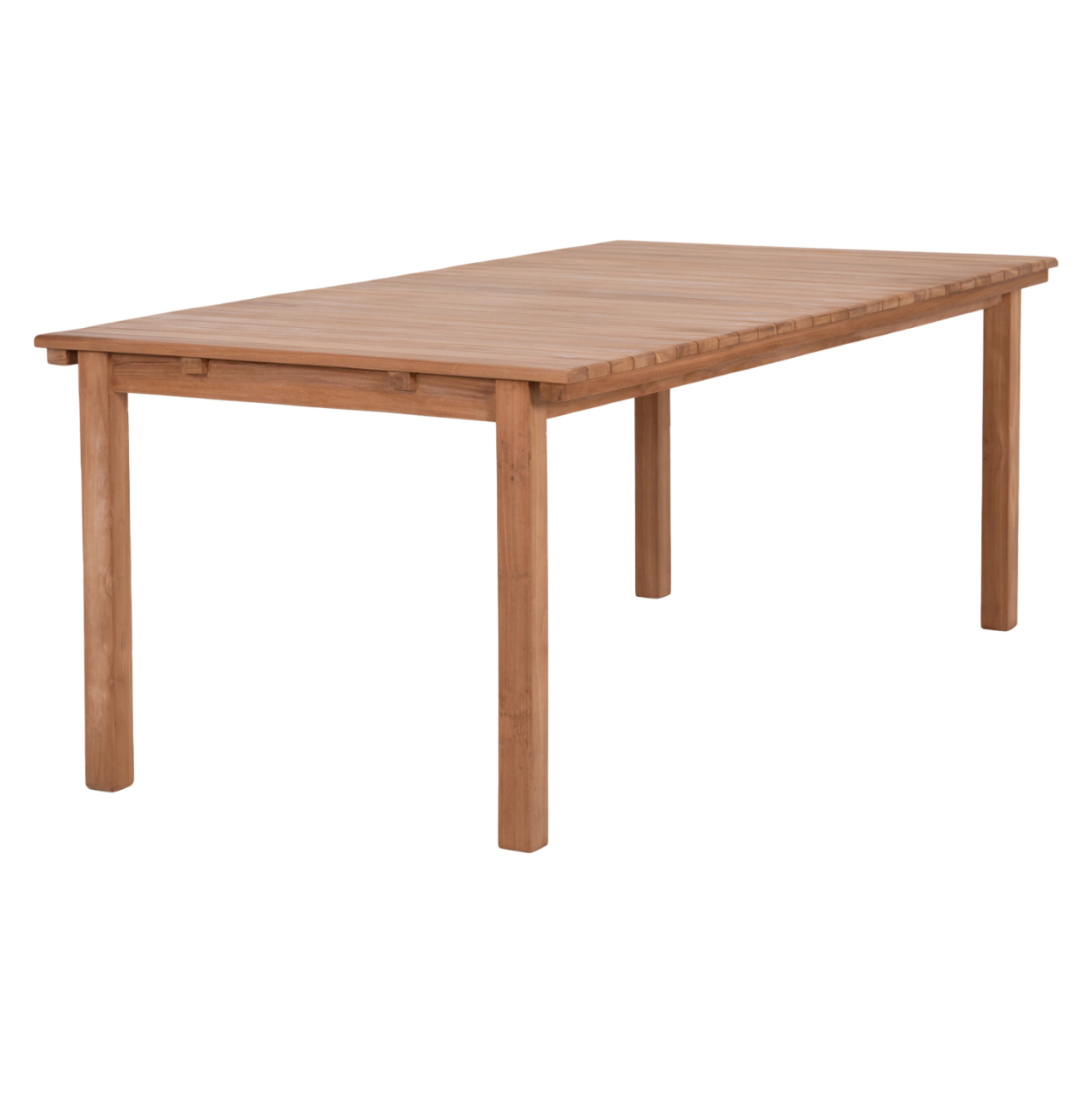 DINING TABLE RECTANGULAR FINTO HM6616 TEAK WOOD--NATURAL COLOR 200x100x75Hcm. [4]