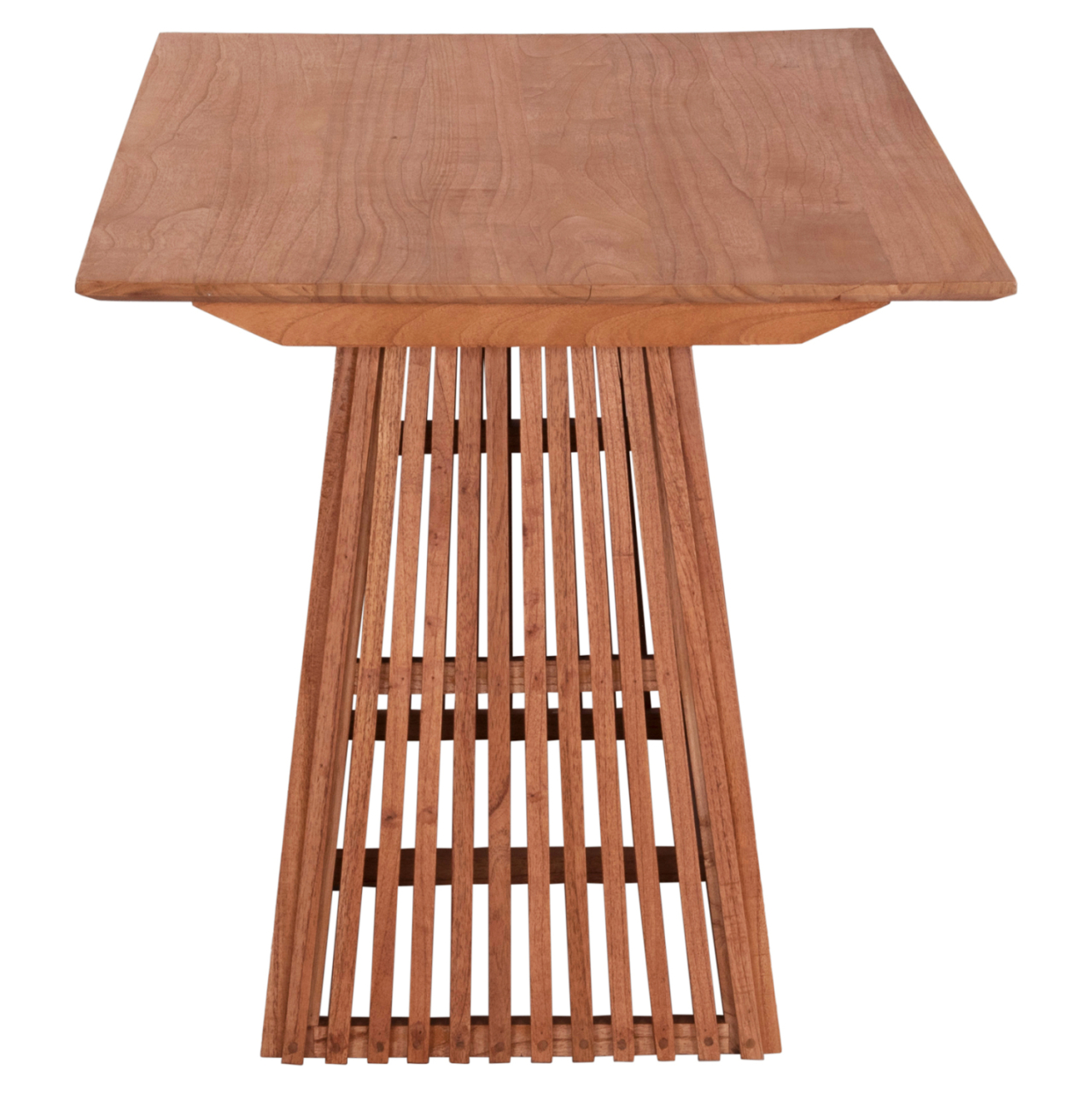 DINING TABLE RECTANGULAR FRANTZ HM9916 SOLID MINDI WOOD IN NATURAL COLOR 160x79.5x76.5Hcm. [4]