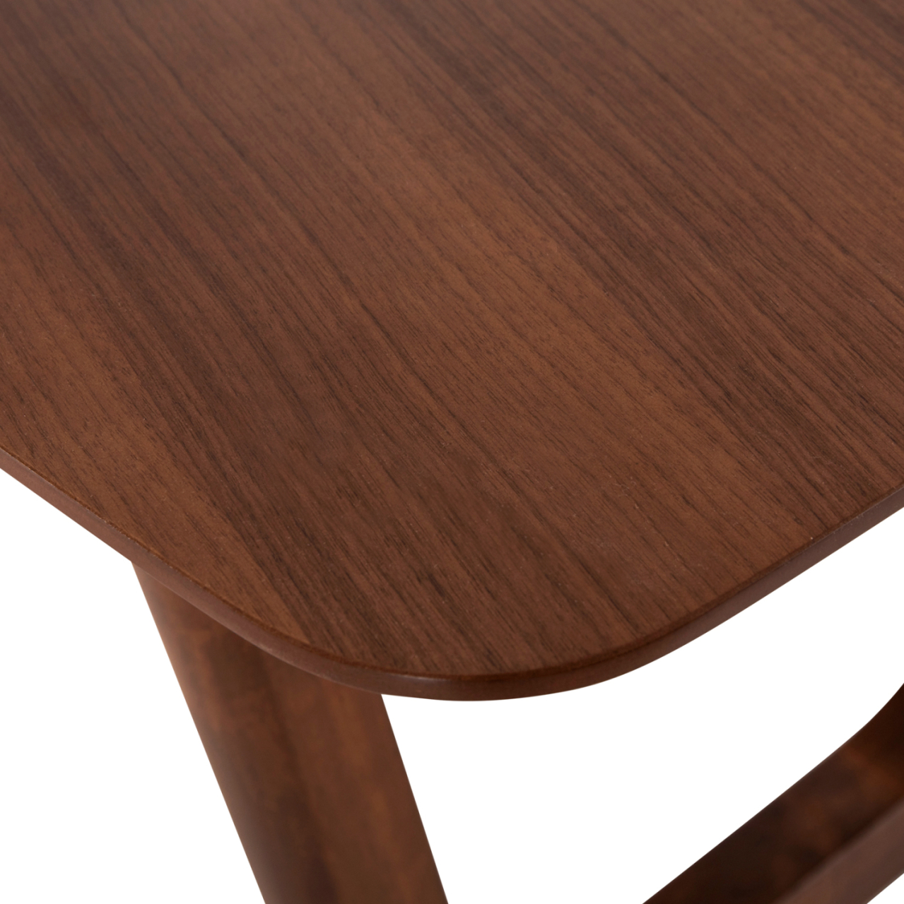 DINING TABLE RECTANGULAR RINER HM9745 MDF WITH WALNUT SUNBURST VENEER 180x90x76Hcm. [7]