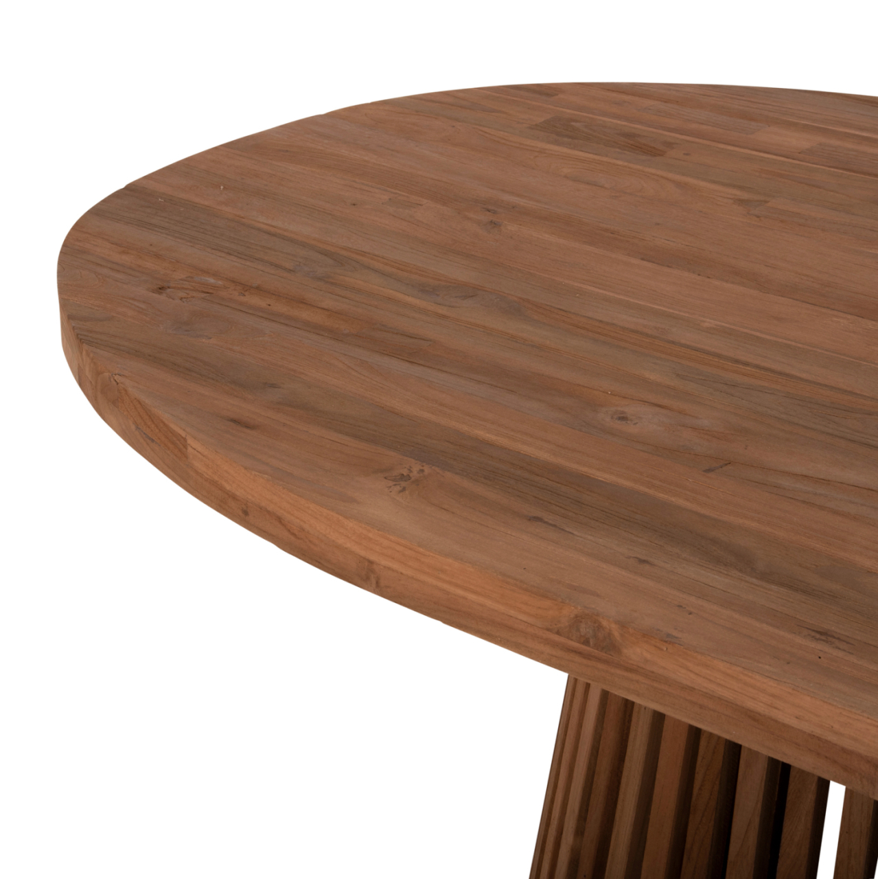 DINING TABLE REMIK HM9835 RECYCLED TEAK WOOD IN NATURAL 100x200x75,5Hcm. TABLETOP 4cm. [6]