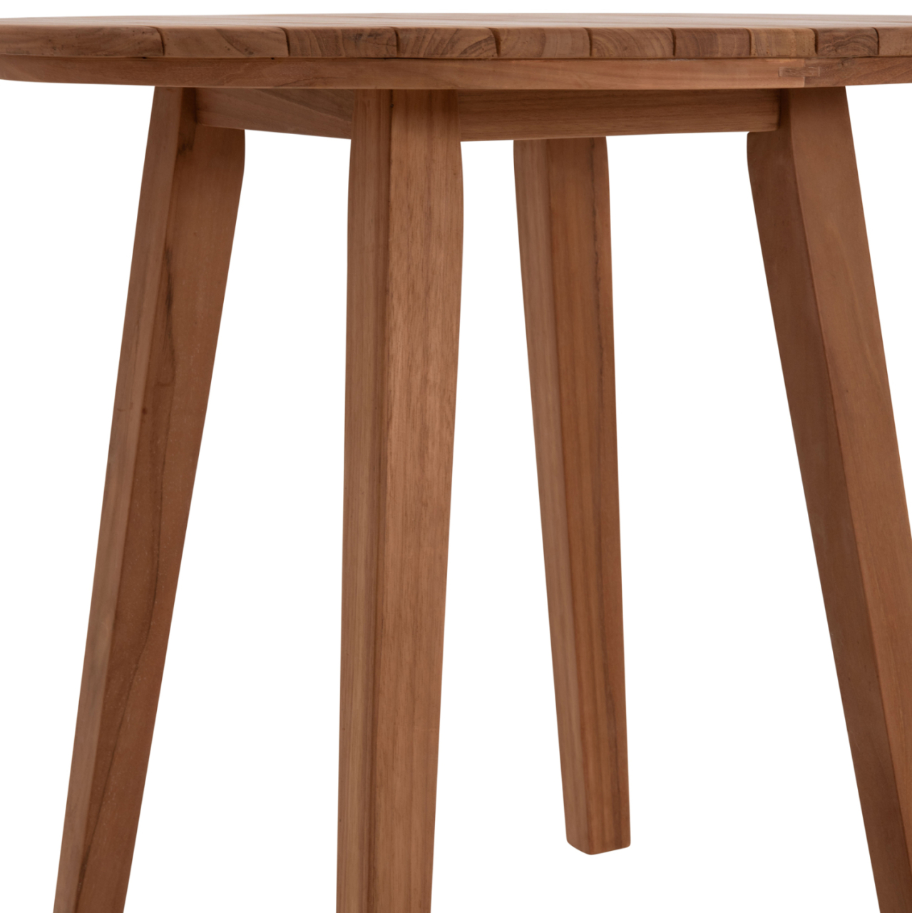 DINING TABLE ROUND DANTE HM6379 TEAK WOOD Φ80x75Hcm. [9]
