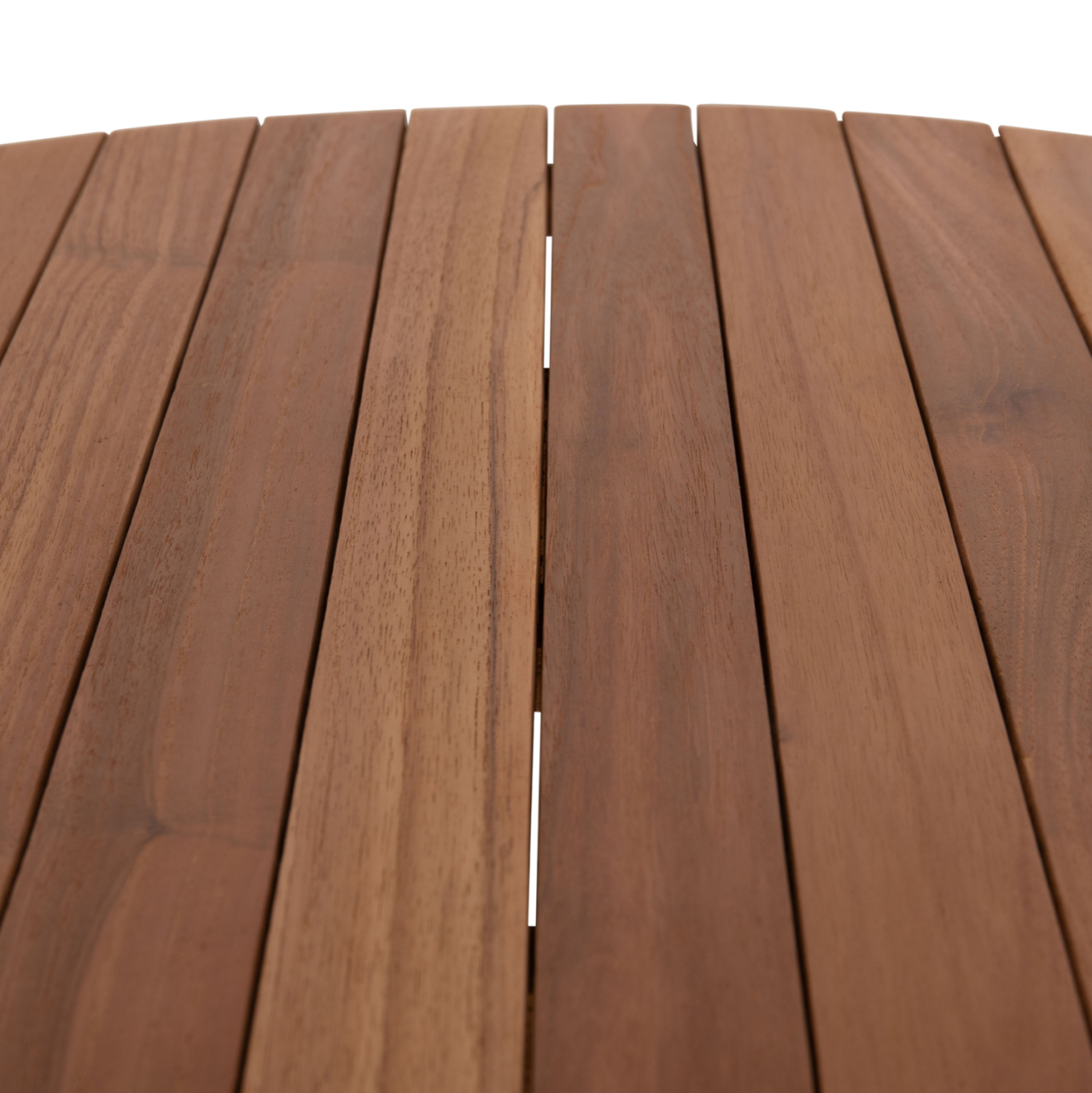 DINING TABLE ROUND DANTE HM6379 TEAK WOOD Φ80x75Hcm. [10]