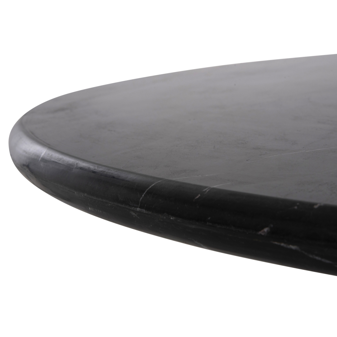 DINING TABLE ROUND DRAXX HM9687 SOLID ACACIA WOOD-BLACK MARBLE TOP Φ120x76Hcm. [7]