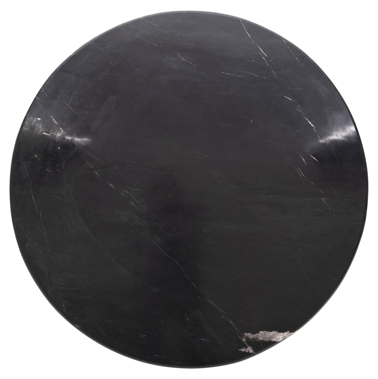 DINING TABLE ROUND DRAXX HM9687 SOLID ACACIA WOOD-BLACK MARBLE TOP Φ120x76Hcm. [6]