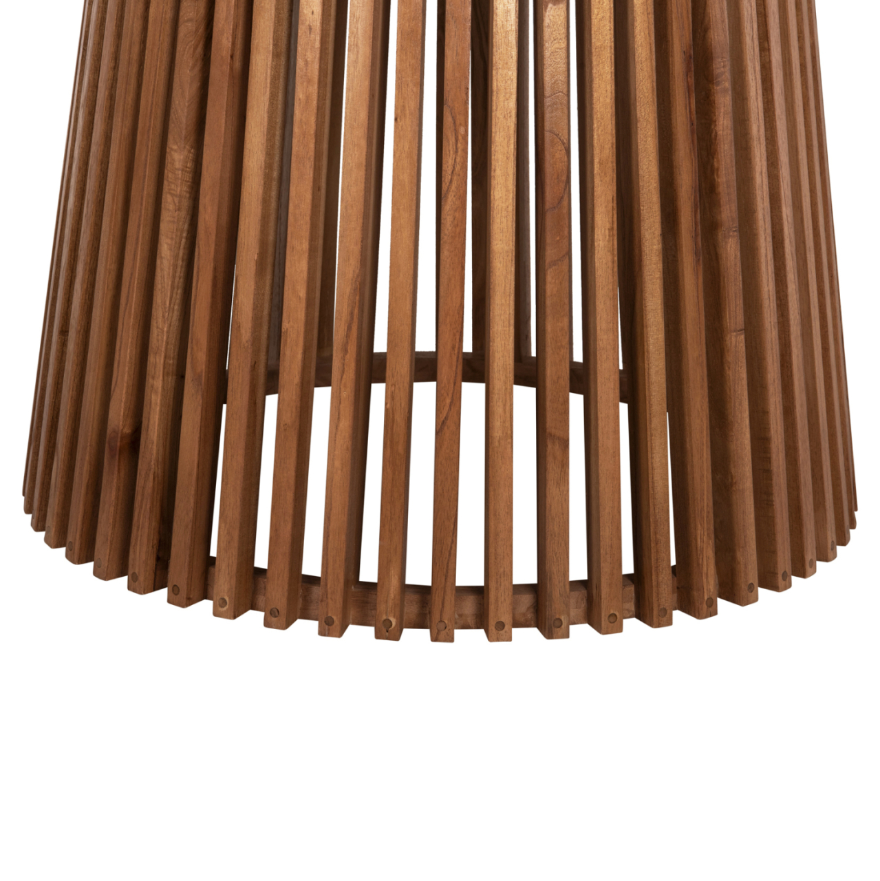 DINING TABLE ROUND FRANTZ ΗΜ9457.11 SOLID MINDI WOOD IN NATURAL Φ150x75Hcm. [4]