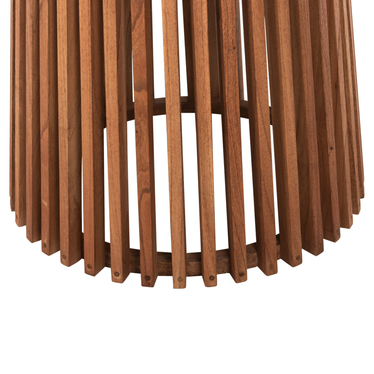 DINING TABLE ROUND FRANTZ HM9388.11 SOLID MINDI WOOD IN NATURAL Φ120X76,5Hcm. [3]