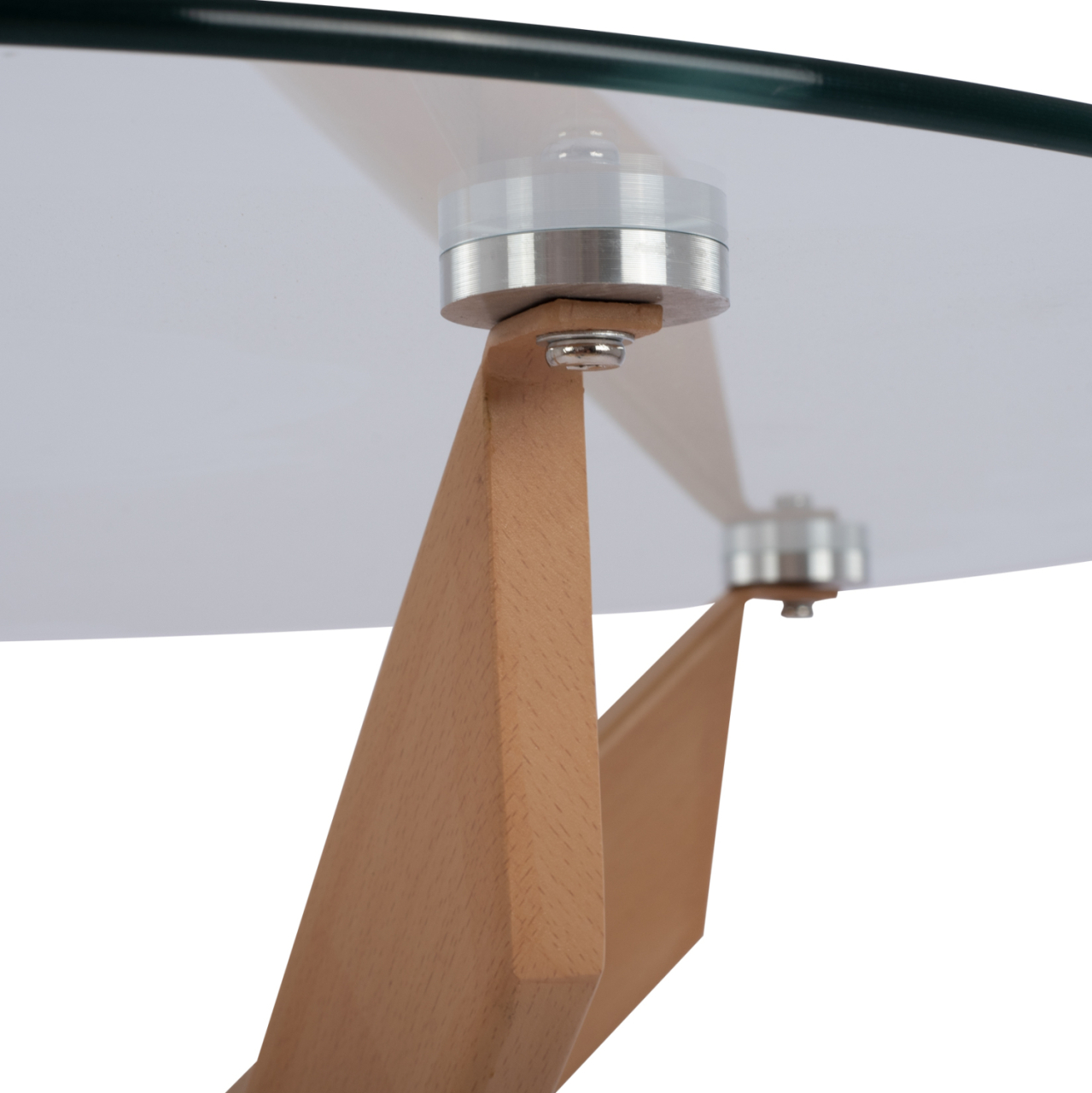 DINING TABLE ROUND JADA METAL LEGS TEMPERED GLASS Φ120X75Hcm.HM8733.02 [6]