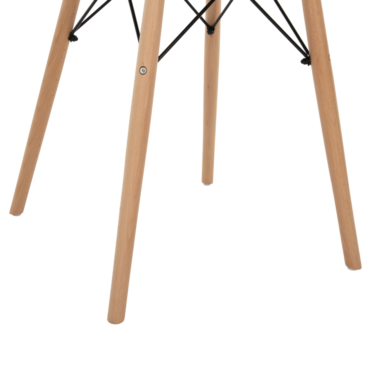 DINING TABLE ROUND MINIMAL ΗΜ0060.04 MDF IN NATURAL COLOR-BEECH WOOD LEGS IN NATURAL COLOR Φ60Χ76Hcm. [7]