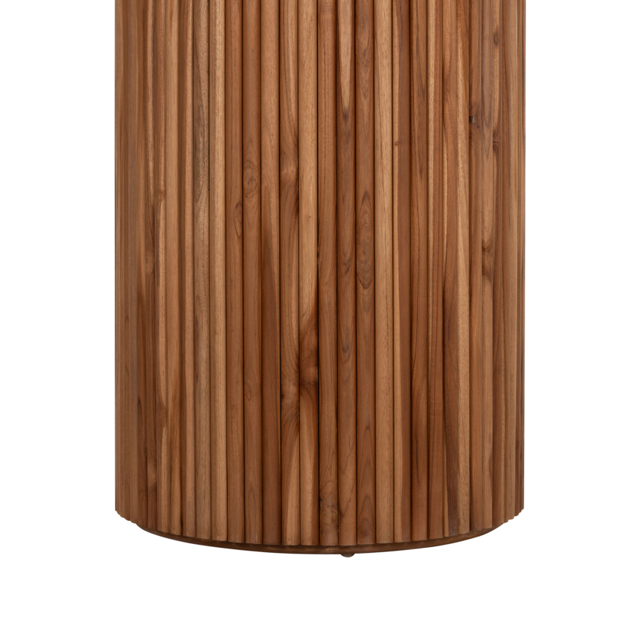 DINING TABLE ROUND RODER HM9896 TEAK WOOD- 3cm thick top- Φ130x79.5Hcm. [4]