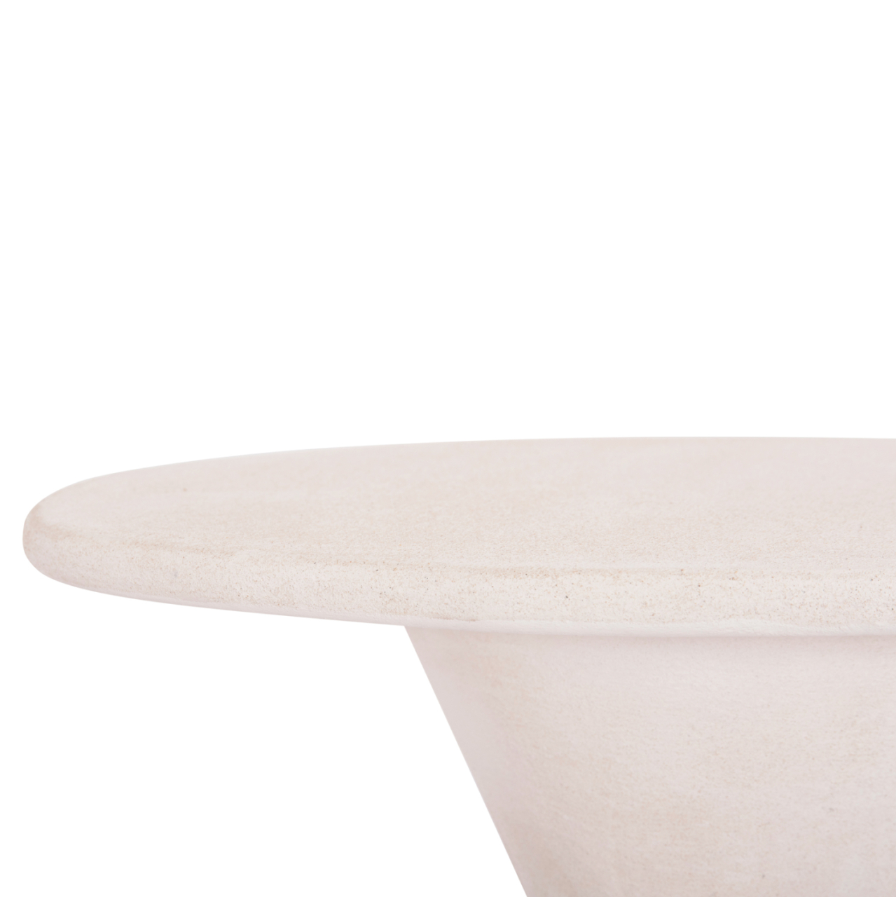 DINING TABLE ROUND SERIES SANTORINI HM18055 MDF IN OFF-WHITE COLOR Φ77x76Hcm. [6]