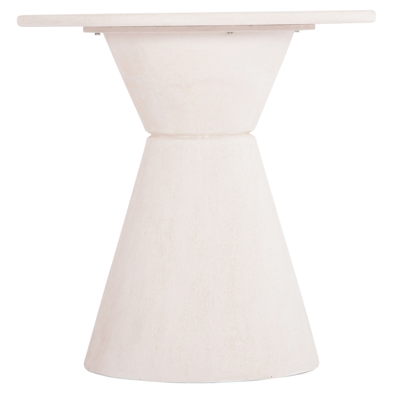 DINING TABLE ROUND SERIES SANTORINI HM18055 MDF IN OFF-WHITE COLOR Φ77x76Hcm. [4]