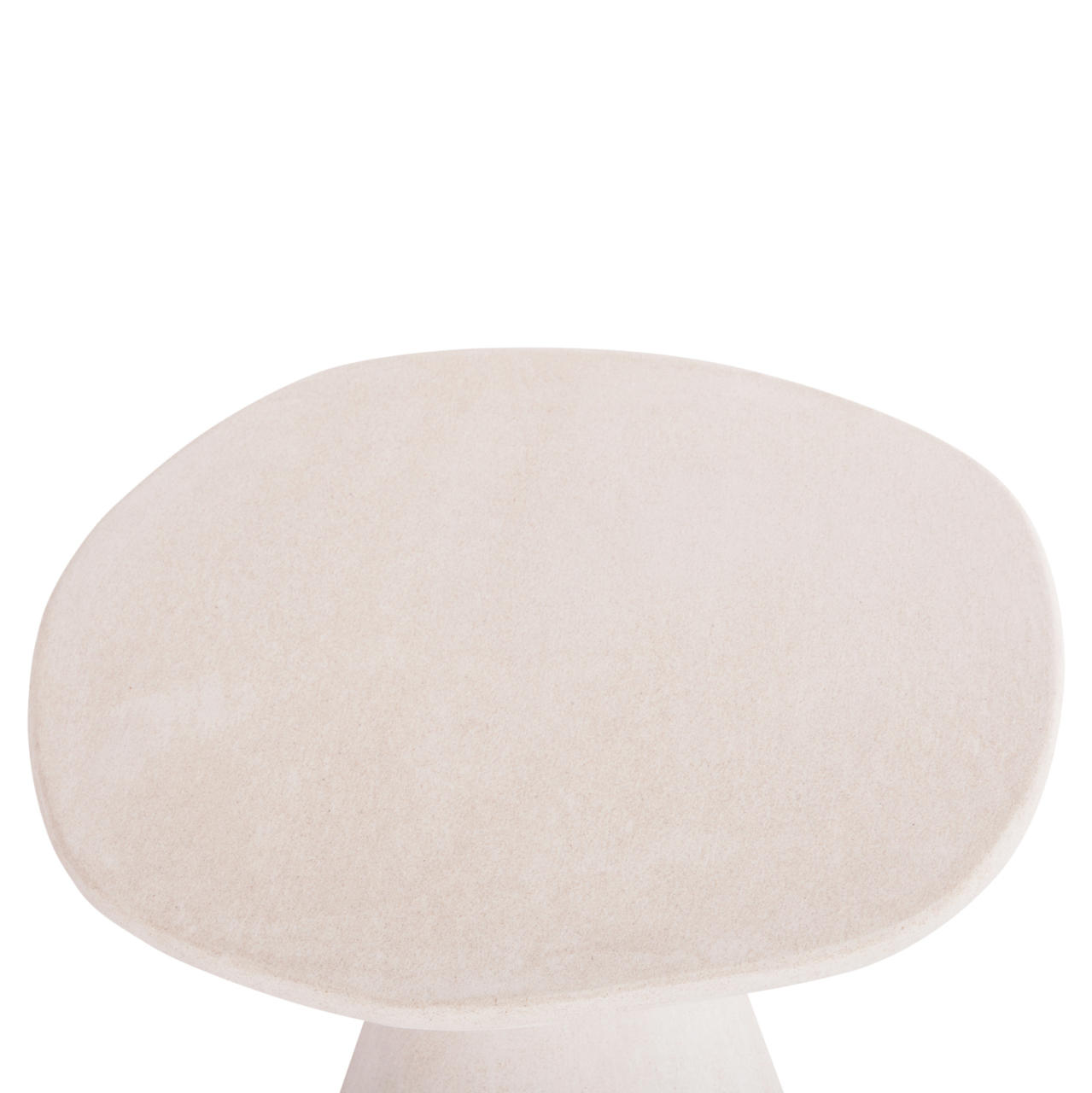 DINING TABLE ROUND SERIES SANTORINI HM18055 MDF IN OFF-WHITE COLOR Φ77x76Hcm. [5]