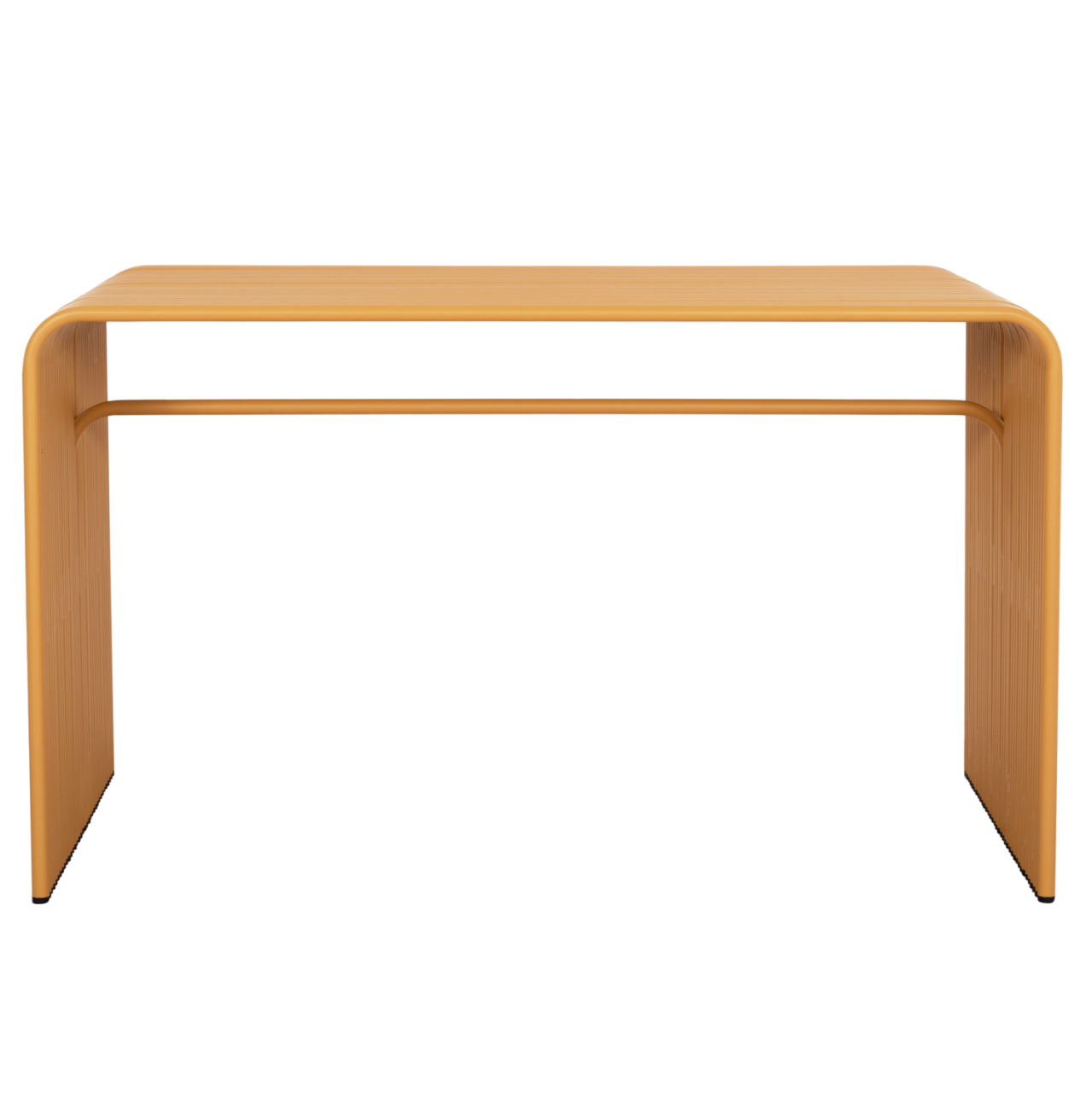 DINING TABLE SERIES INTREPID HM6330.07 ALUMINUM IN MUSTARD YELLOW 120x70x70.5Hcm. [3]