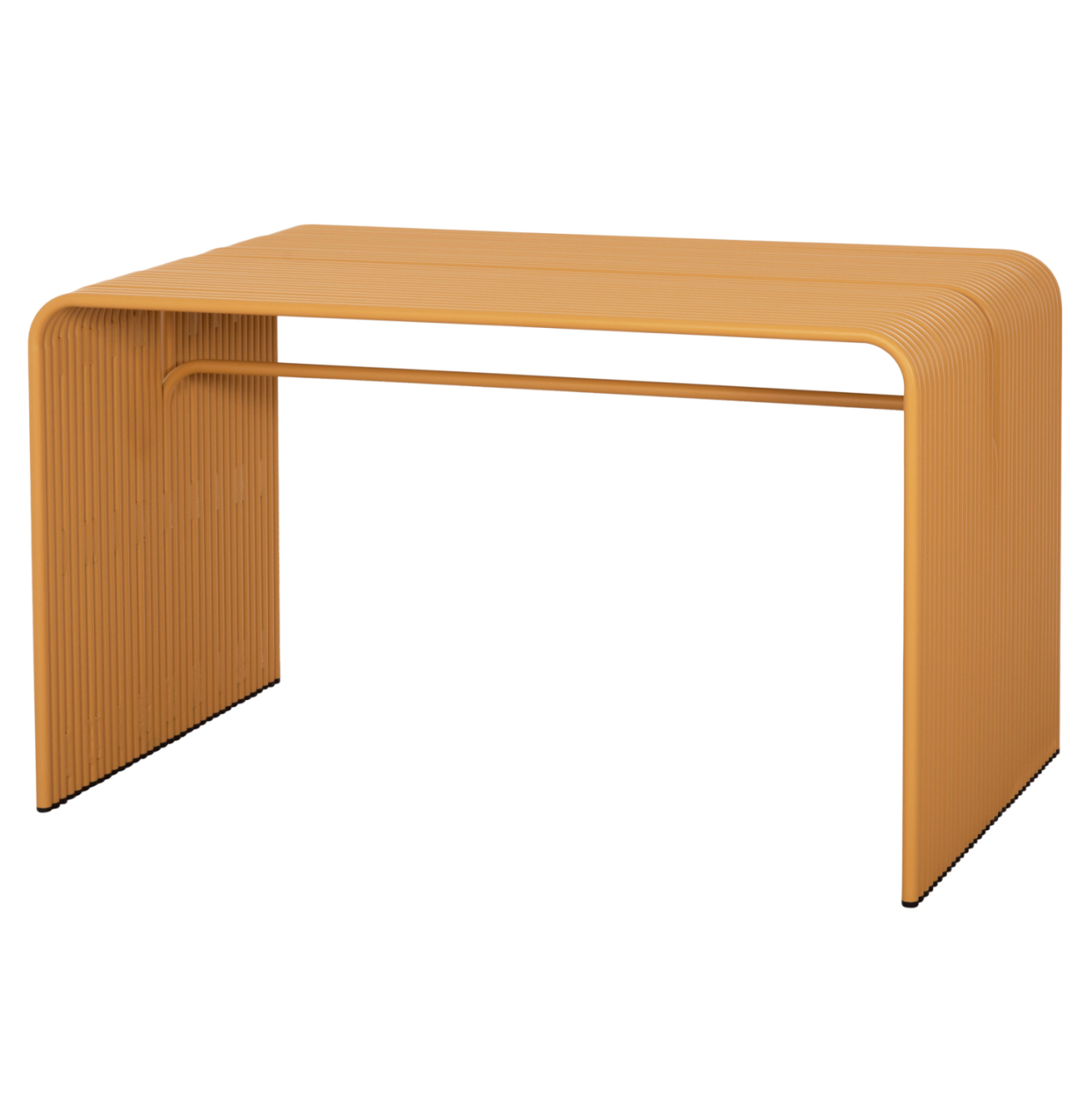 DINING TABLE SERIES INTREPID HM6330.07 ALUMINUM IN MUSTARD YELLOW 120x70x70.5Hcm. [5]