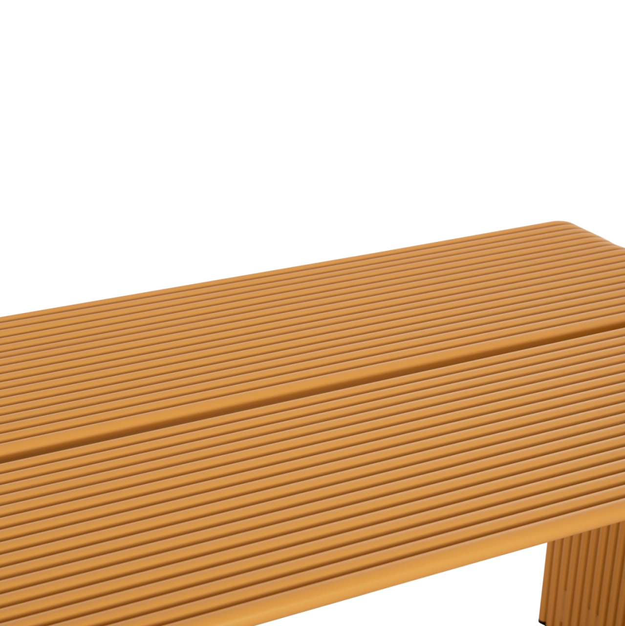 DINING TABLE SERIES INTREPID HM6330.07 ALUMINUM IN MUSTARD YELLOW 120x70x70.5Hcm. [6]