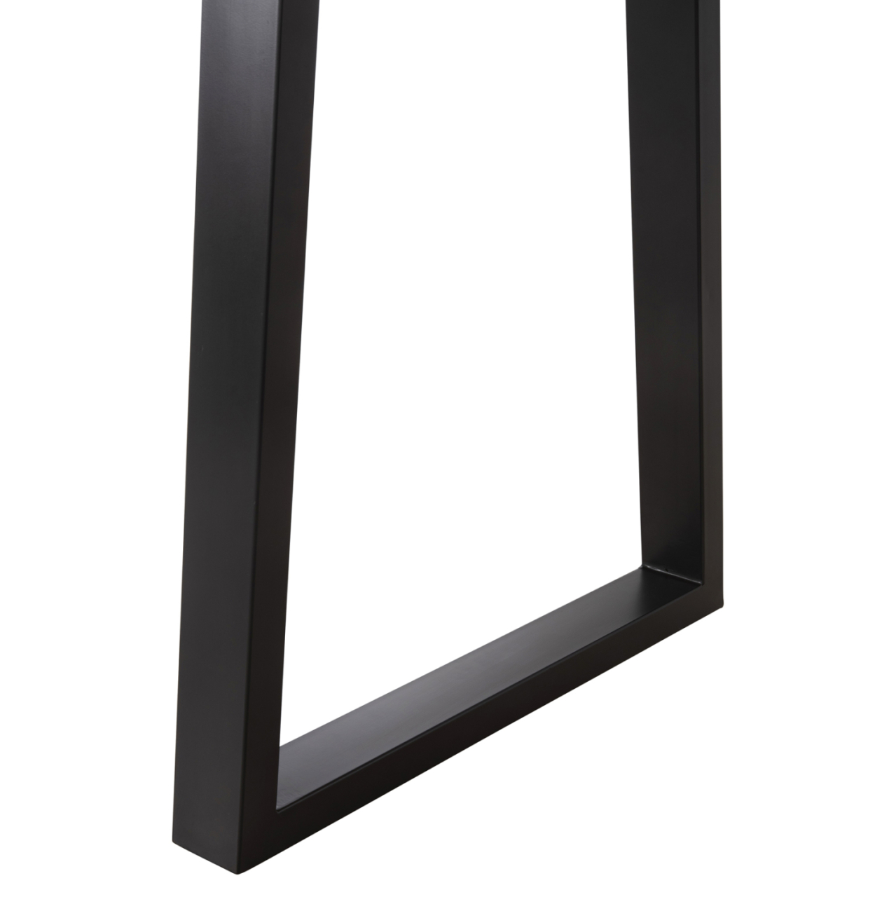 DINING TABLE SOFIA SLIM HM8500.21 SOLID ACACIA WITH BLACK METAL LEGS 160X92X78Hcm [7]