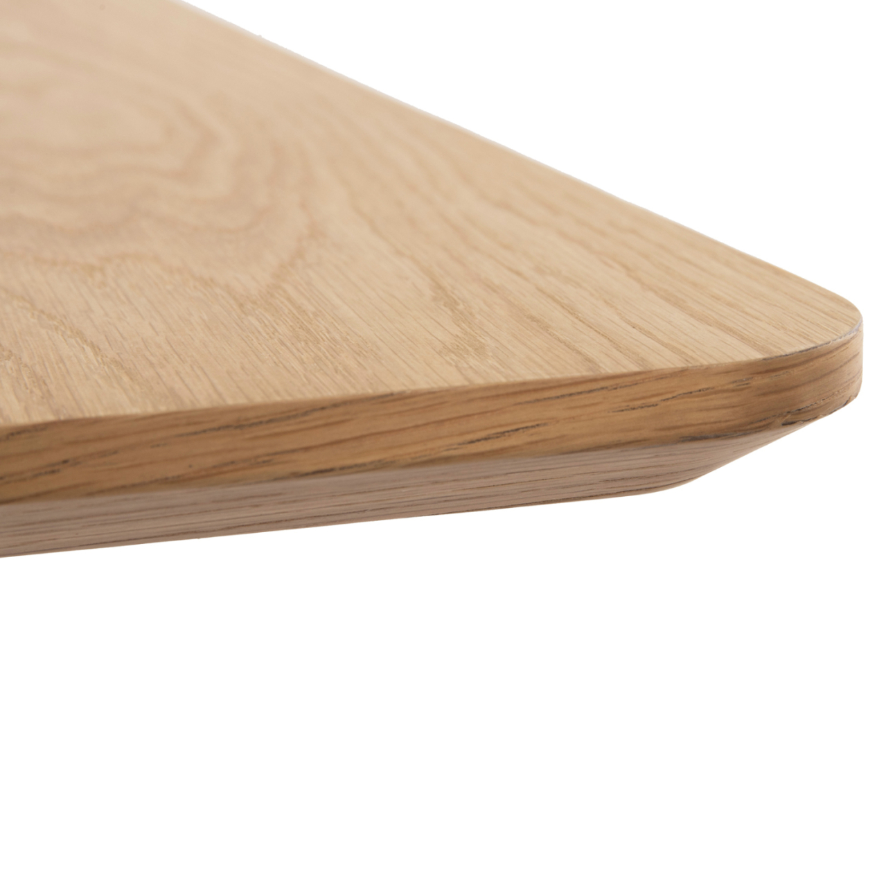 DINING TABLE SQUARE TRENK HM9614.01 MDF WITH OAK VENEER IN NATURAL-BLACK METAL LEGS 120x120x75Hcm. [7]