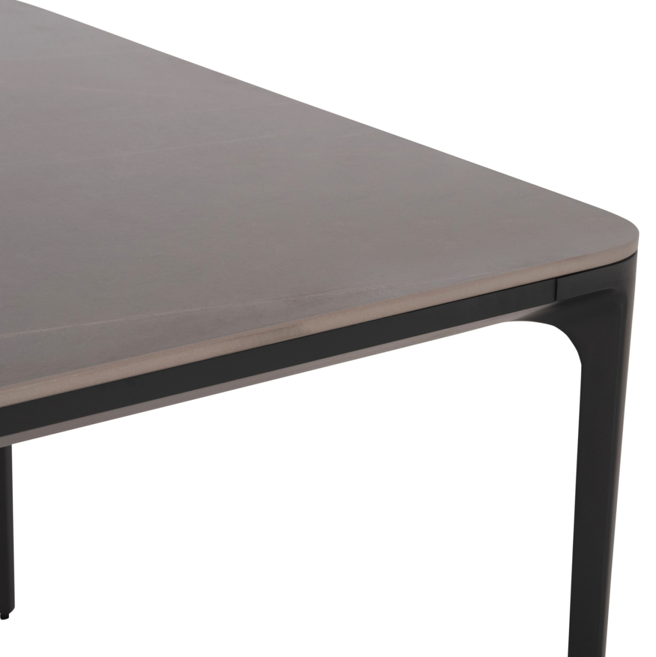 DINING TABLE STAD HM6557.01 GREY ALUMINUM FRAME and SINTERED STONE TOP 180x90x75Hcm. [7]
