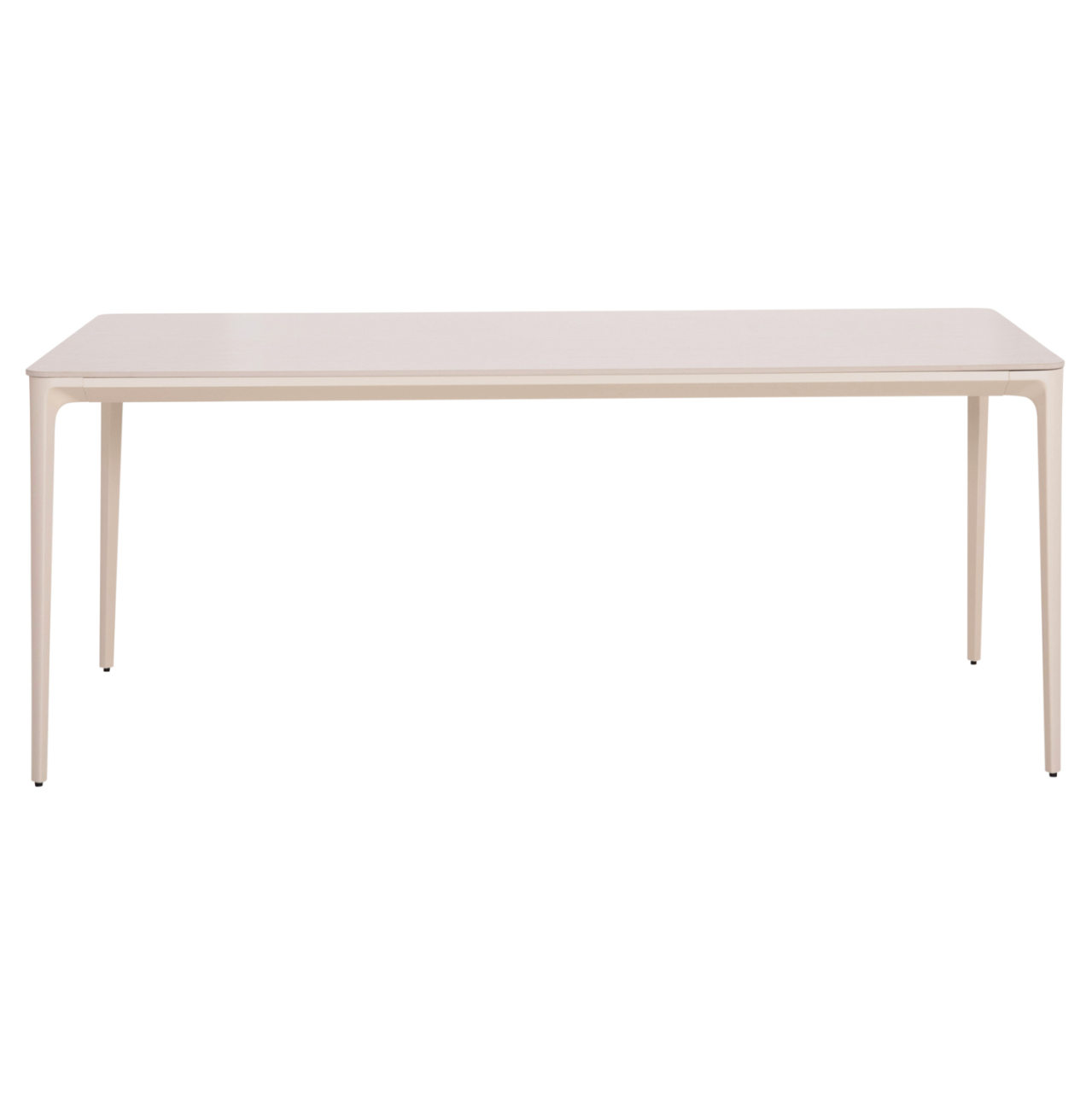 DINING TABLE STAD HM6557.02 BEIGE ALUMINUM FRAME--WHITE SINTERED STONE 180x90x74Hcm. [3]