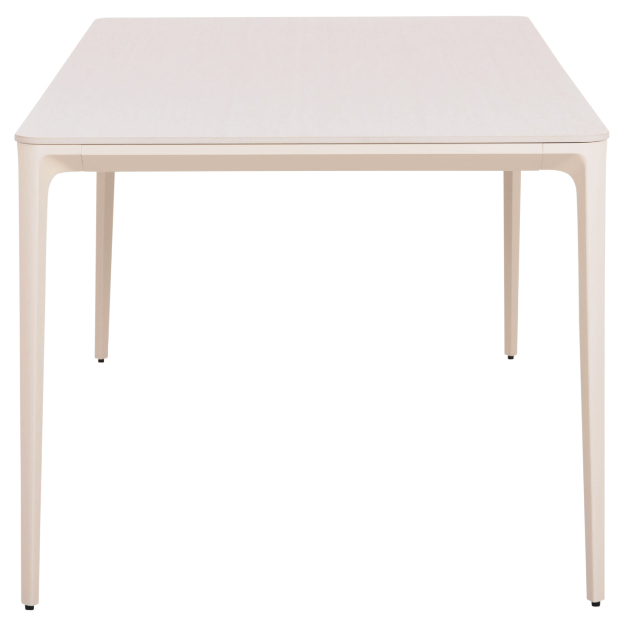 DINING TABLE STAD HM6557.02 BEIGE ALUMINUM FRAME--WHITE SINTERED STONE 180x90x74Hcm. [5]