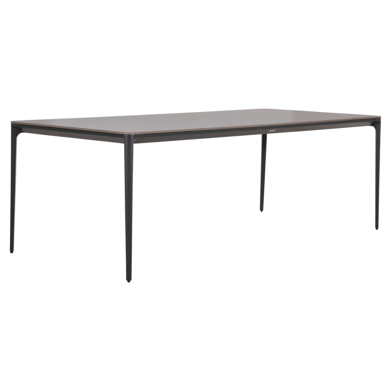 DINING TABLE STAD HM6558.01 GREY ALUMINUM FRAME and SINTERED STONE TOP 220x100x74Hcm. [4]