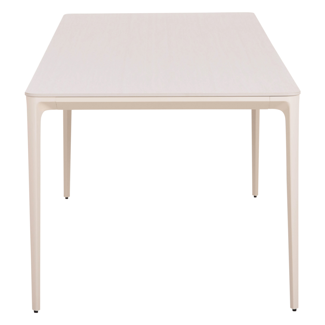 DINING TABLE STAD HM6558.02 BEIGE ALUMINUM FRAME--WHITE SINTERED STONE 220x100x74Hcm. [5]