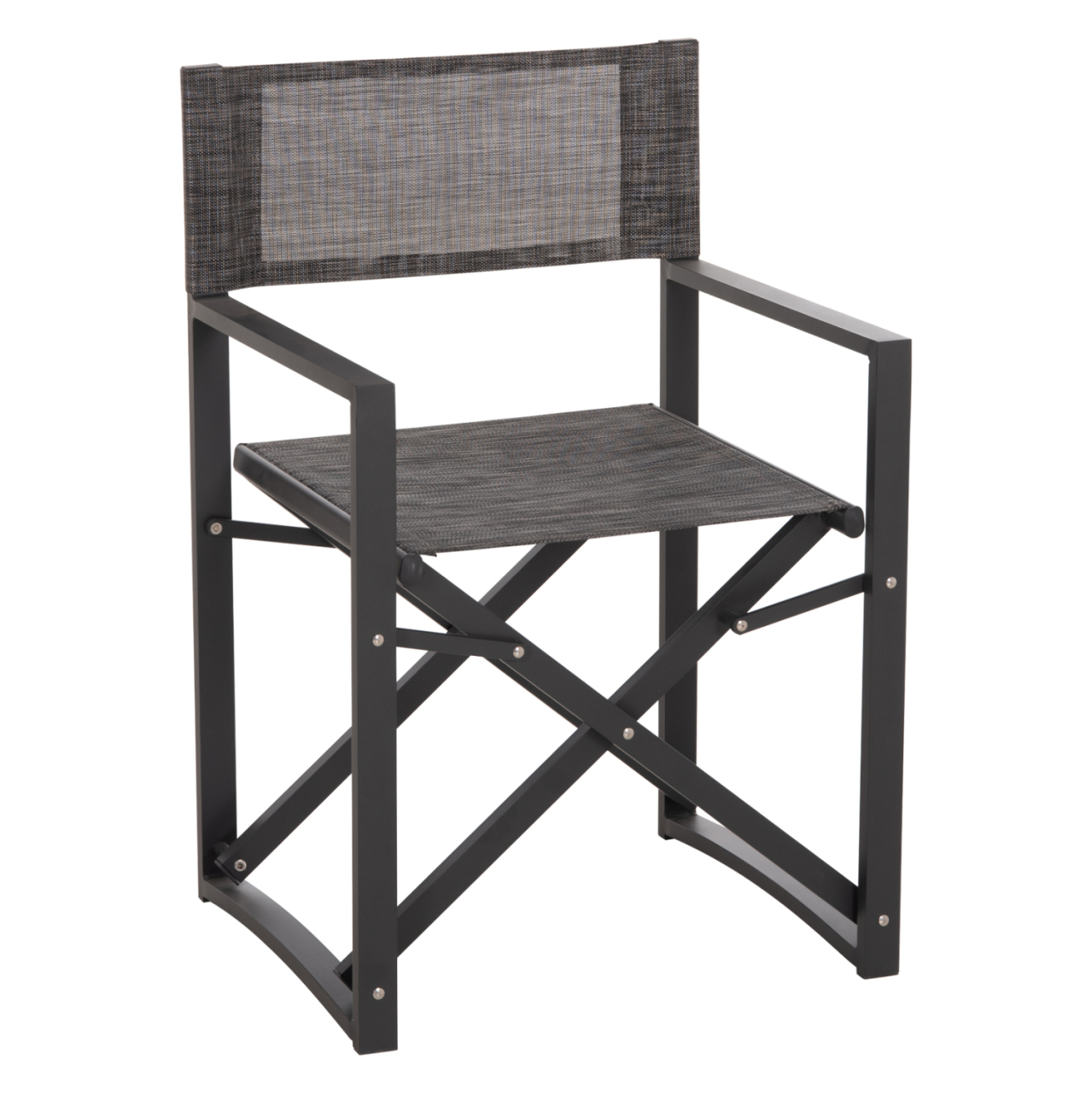 DIRECTOR'S CHAIR ALUMINUM DUPRE HM5094.01 GREY COLOR 57x48,5x85.5Hcm. [1]