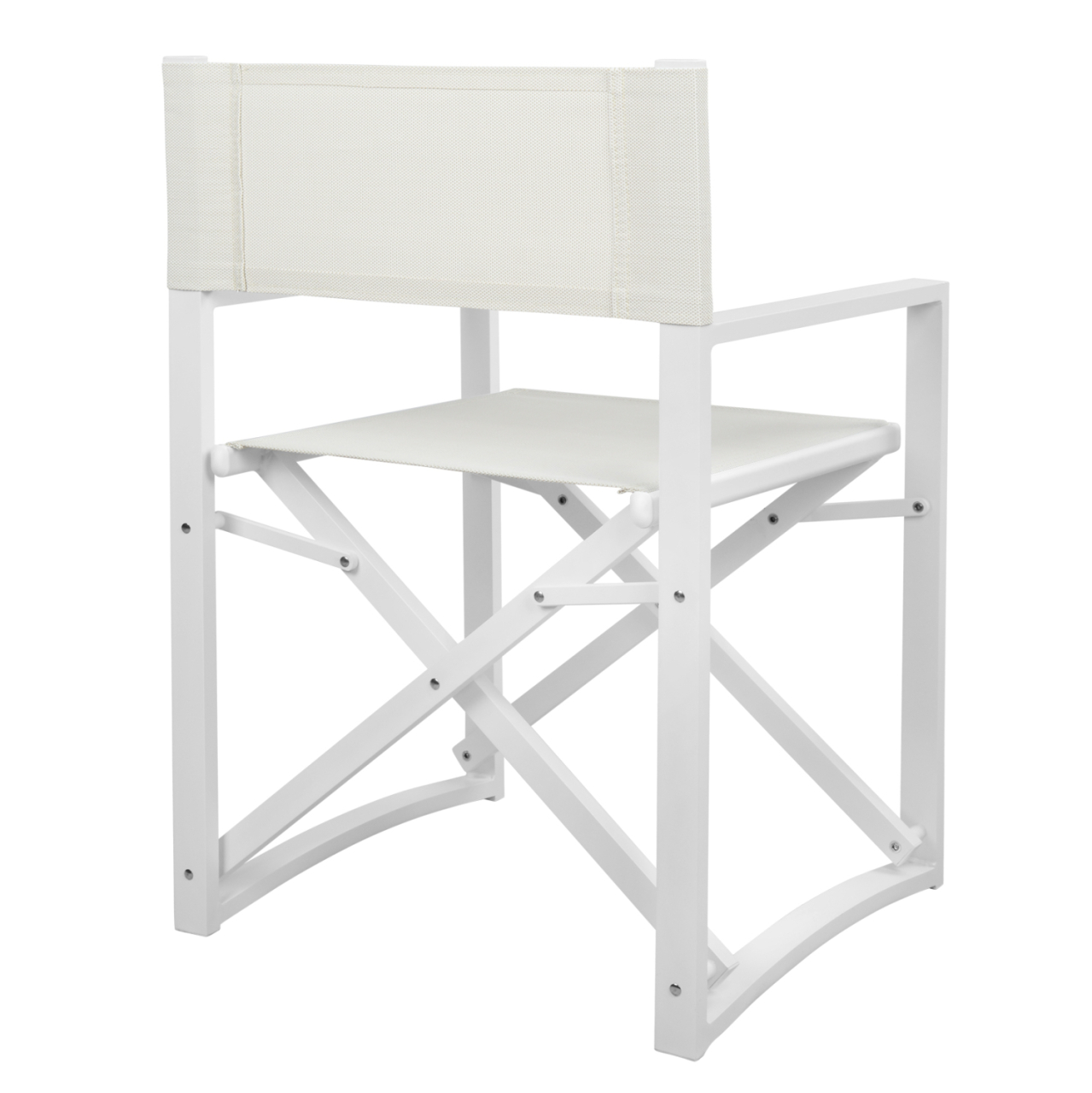 DIRECTOR'S CHAIR ALUMINUM DUPRE HM5094.02 WHITE COLOR 57x48,5x85.5Hcm. [5]