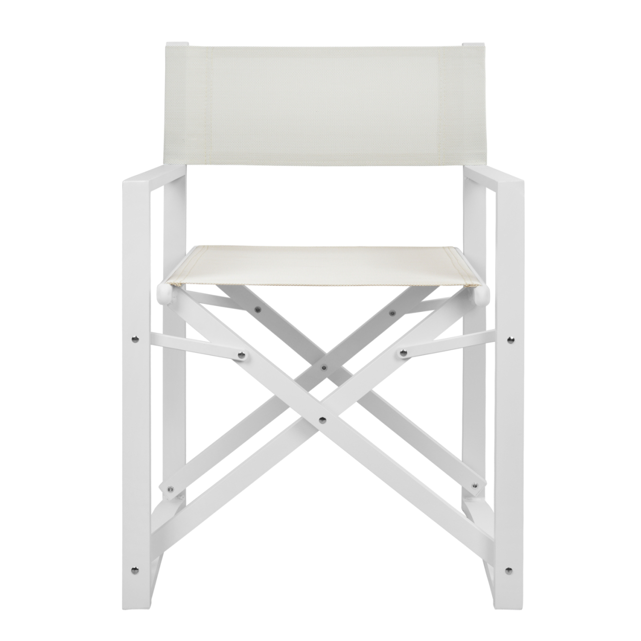 DIRECTOR'S CHAIR ALUMINUM DUPRE HM5094.02 WHITE COLOR 57x48,5x85.5Hcm. [3]