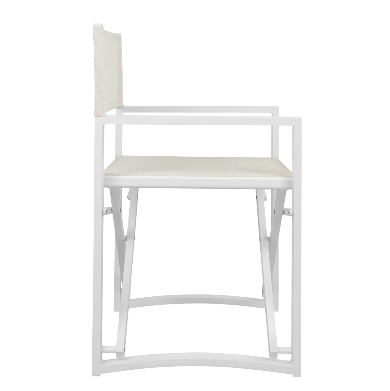 DIRECTOR'S CHAIR ALUMINUM DUPRE HM5094.02 WHITE COLOR 57x48,5x85.5Hcm. [4]