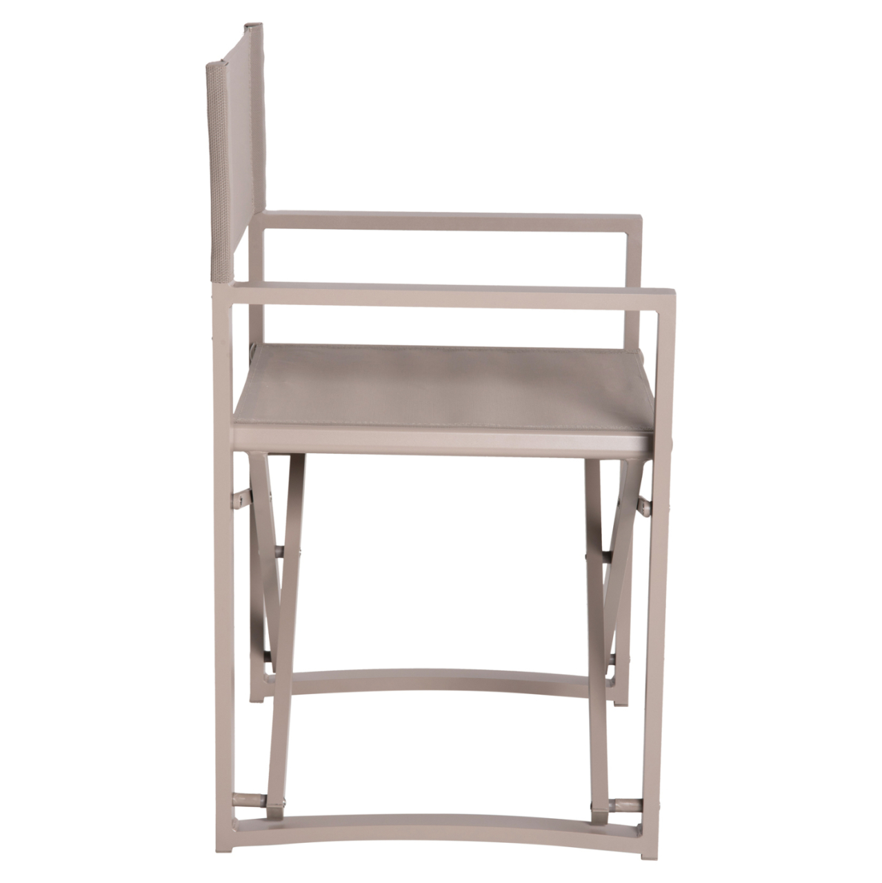 DIRECTOR'S CHAIR ALUMINUM DUPRE HM5094.03 CHAMPAGNE COLOR 57x48,5x85.5Hcm. [4]