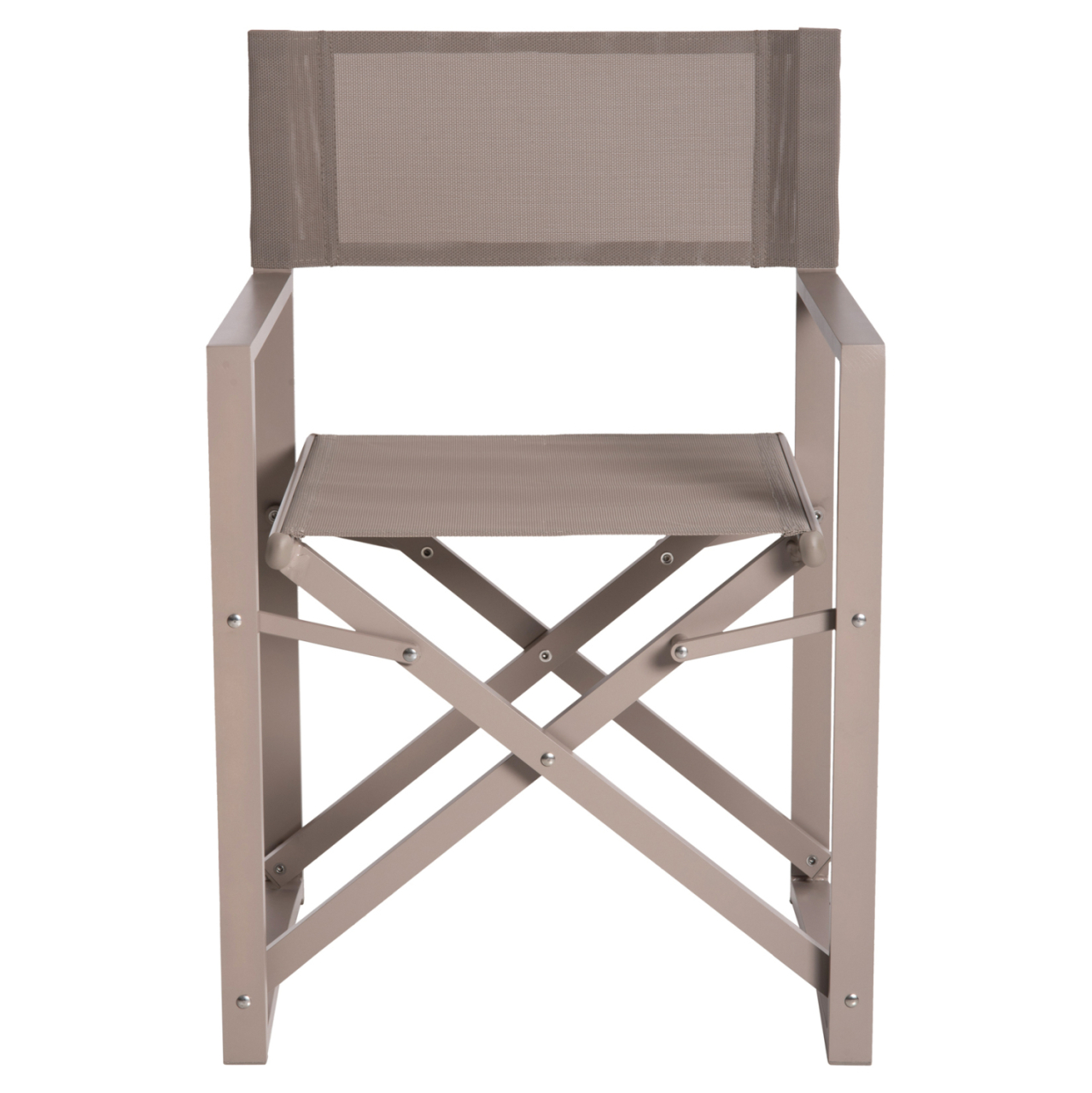 DIRECTOR'S CHAIR ALUMINUM DUPRE HM5094.03 CHAMPAGNE COLOR 57x48,5x85.5Hcm. [3]