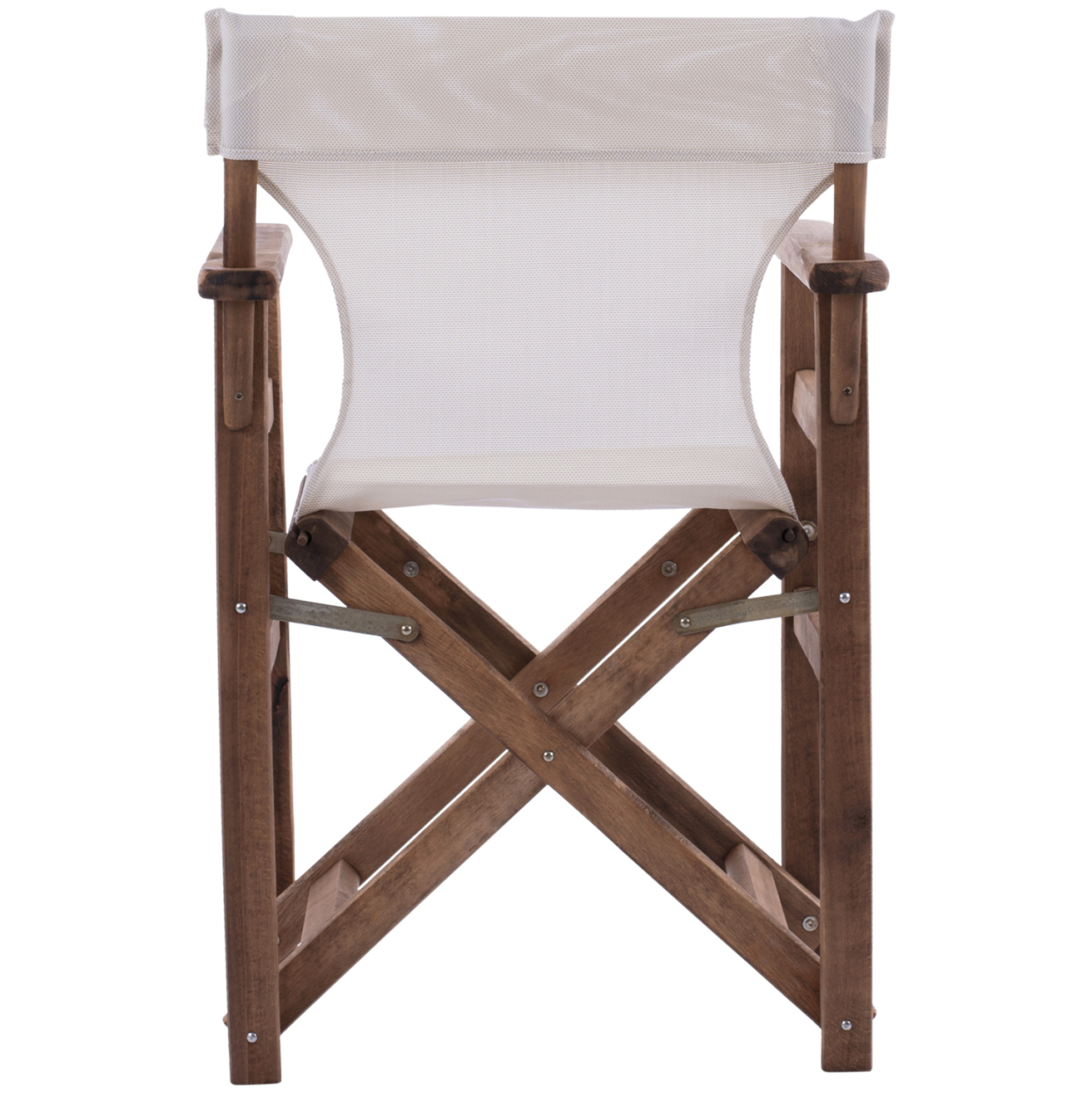 Director's chair Limnos Walnut cream textline HM10368.60 57X54X88,5 cm [6]