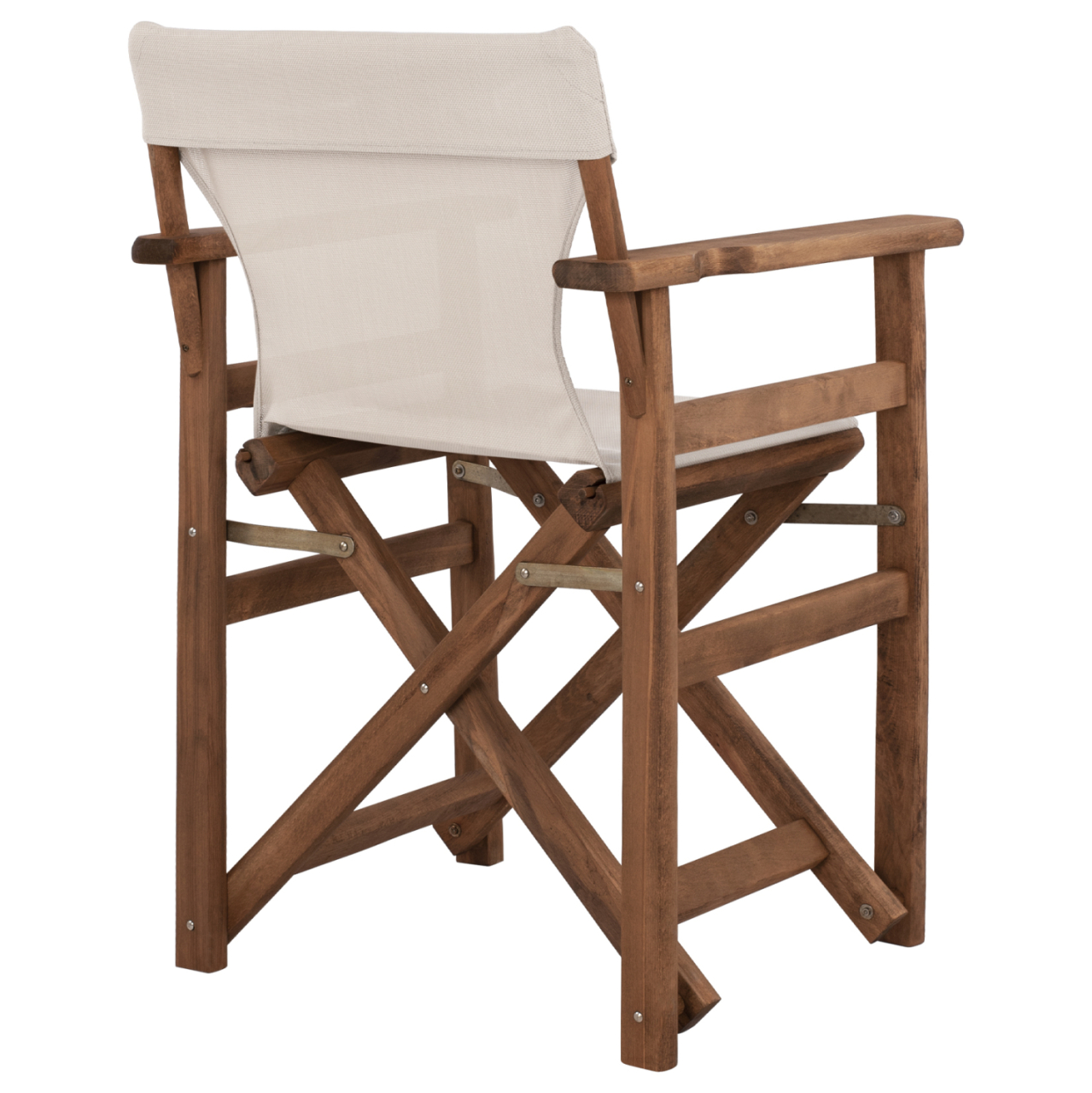 Director's chair Limnos Walnut cream textline HM10368.60 57X54X88,5 cm [5]